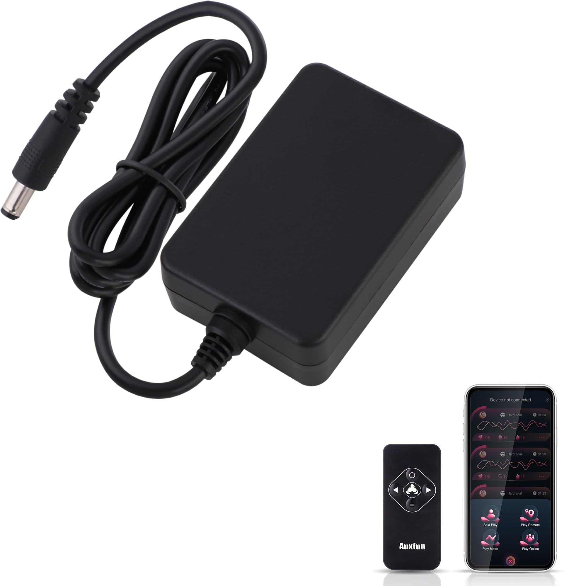 Auxfun 3-in-1 App Controller Box for Sex Love Machine - Wireless Remote Speed Governor for Adult Toys | Perfect for Couples Play & Solo Pleasure Sessions