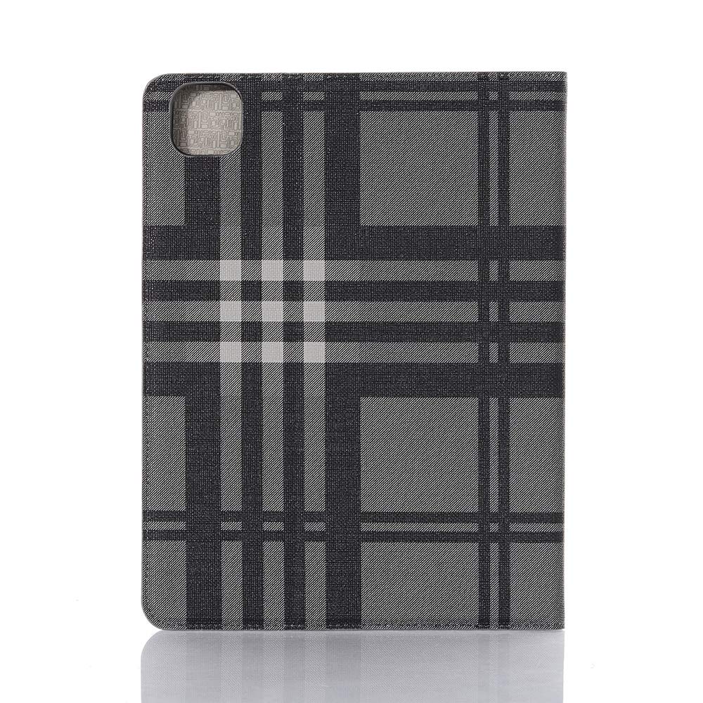 Luxury Folio Stand Case for iPad Pro 12.9 (2022/2021/2020/2018) - 6th/5th/4th/3rd Gen Protective Cover with Pencil Holder & Auto Sleep/Wake - Perfect for Work, Travel & Home Office (Grey)
