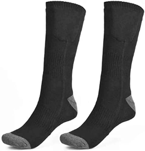 MOSHUO USB Rechargeable Electric Heating Socks - Adjustable Temperature Warm Thermal Socks for Men & Women - Perfect for Outdoor Sports, Hiking, Skiing & Cold Weather Foot Warmers