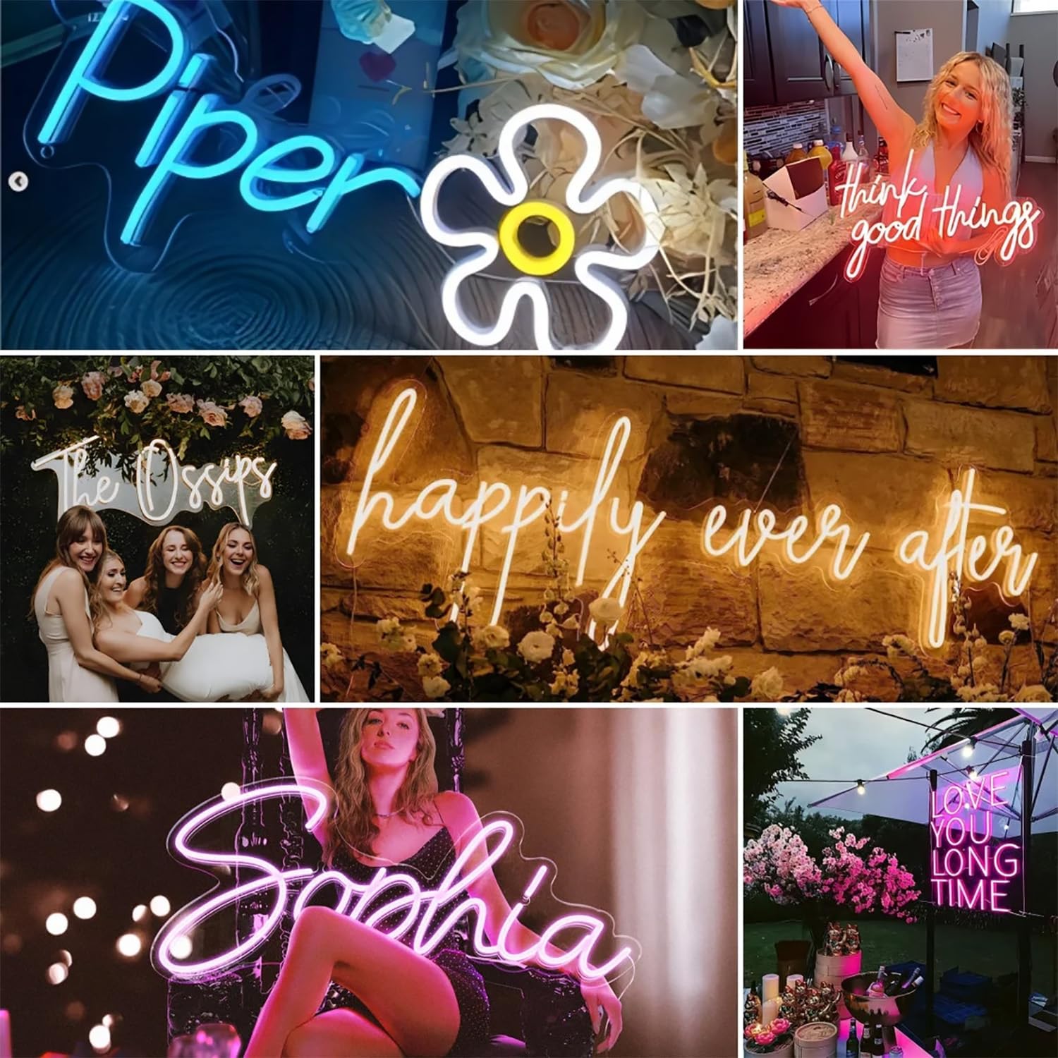 Custom Neon Sign - Personalized LED Name Light for Wedding, Bedroom, Home Bar & Party Decor - Wall Art Gift (15