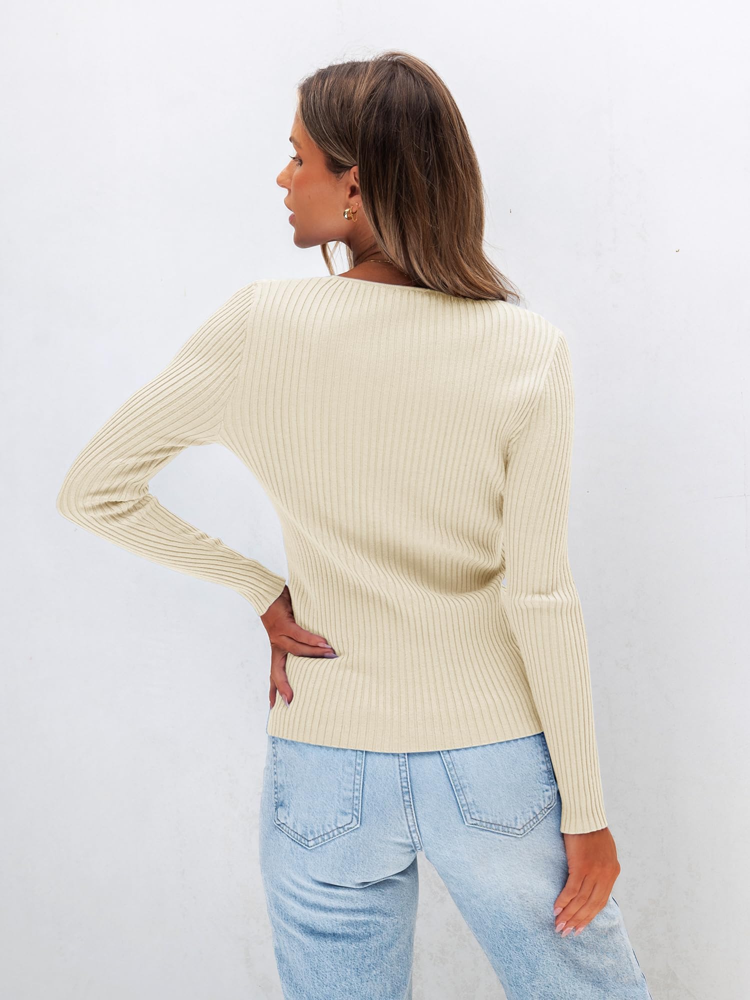 Anbech Women's Turtleneck Sweaters - Long Sleeve Ribbed Fitted Knit Tops for Layering | Winter Warm Pullover for Office, Casual & Date Outfits