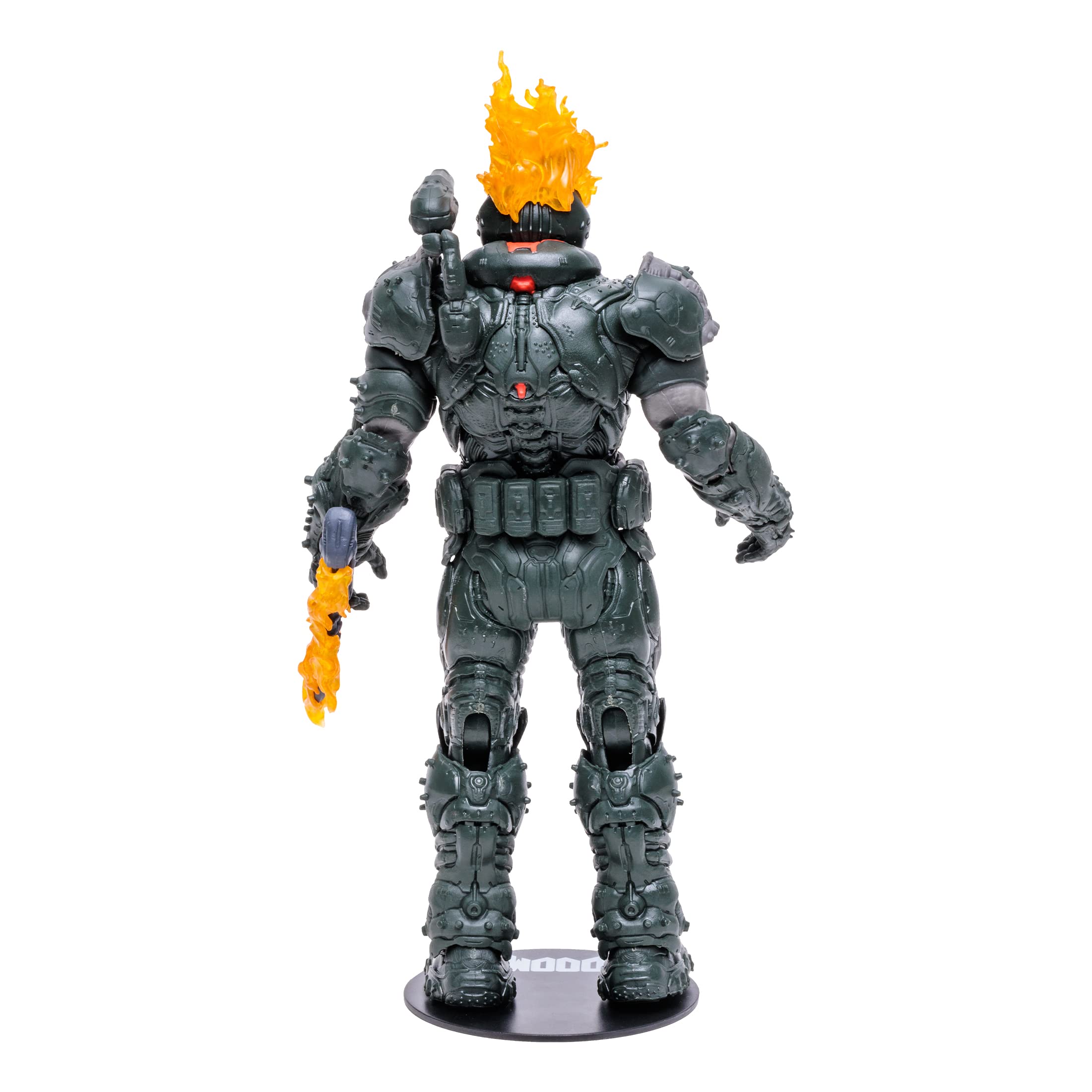 McFarlane Toys Doom 7-Inch Action Figure - Doom Slayer (Ember Skin) Collectible for Gamers & Fans | Perfect for Display, Gaming Room Decor, and Gift Giving