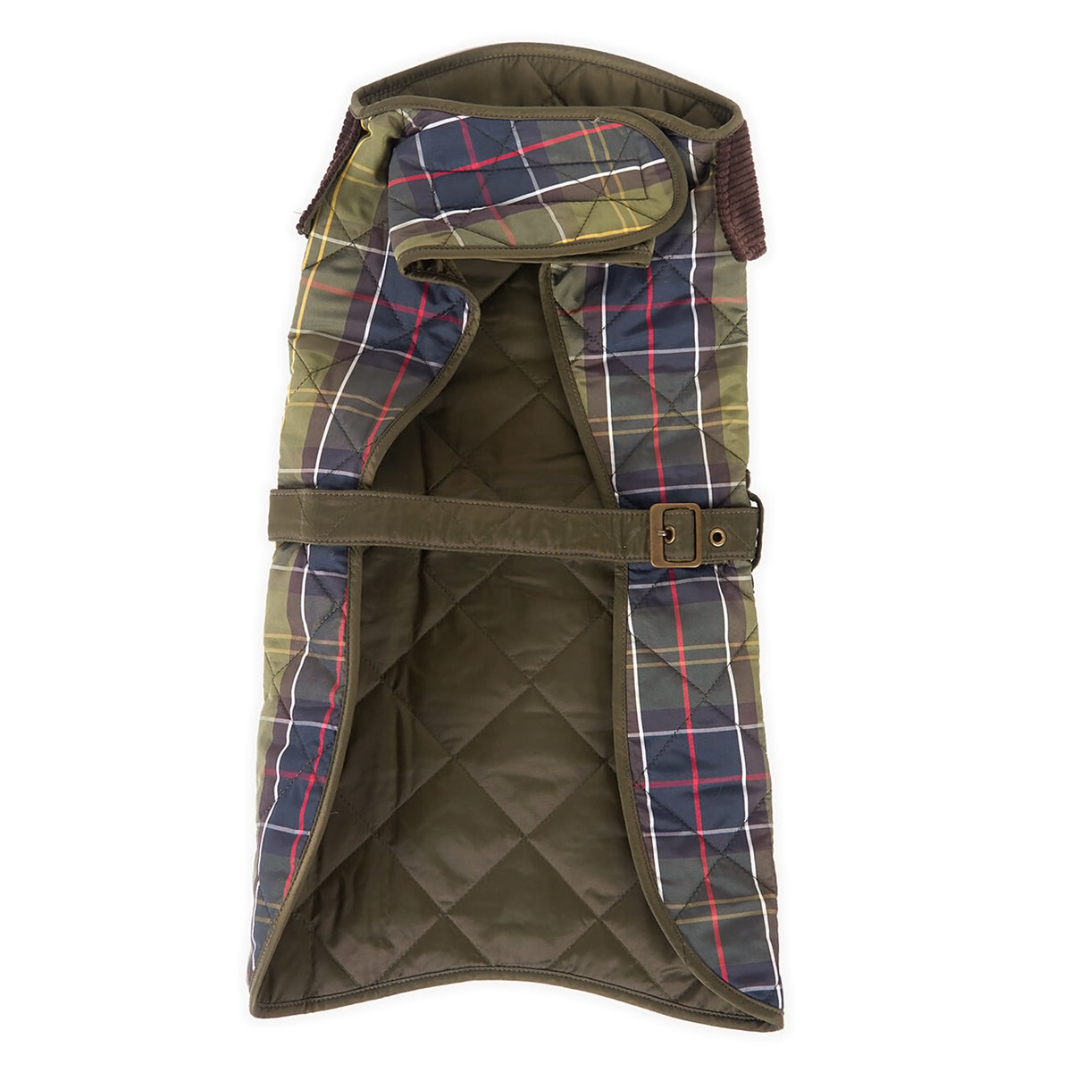 Barbour Tartan Dog Coat - Waterproof & Warm Plaid Dog Jacket for Small to Large Breeds - Perfect for Winter Walks & Outdoor Adventures