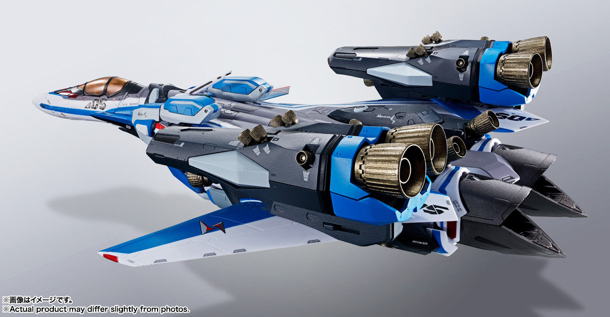 Bandai DX Chogokin Macross Delta VF-31J Super Siegfried Hayate Immelmann Action Figure - Collectible Anime Robot Toy for Display & Play | Perfect for Fans & Model Enthusiasts