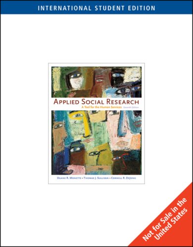 Applied Social Research: Essential Tools for Human Services Professionals | Improve Social Work & Community Programs