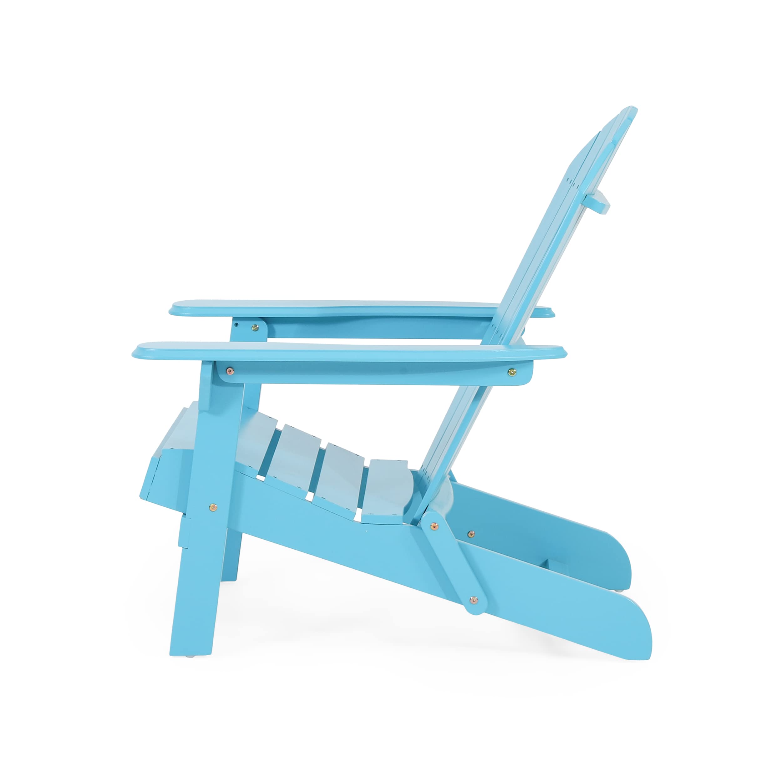 Christopher Knight Home 315815 Malibu Adirondack Chair, Teal - Outdoor Patio Furniture for Garden, Poolside & Beach Relaxation