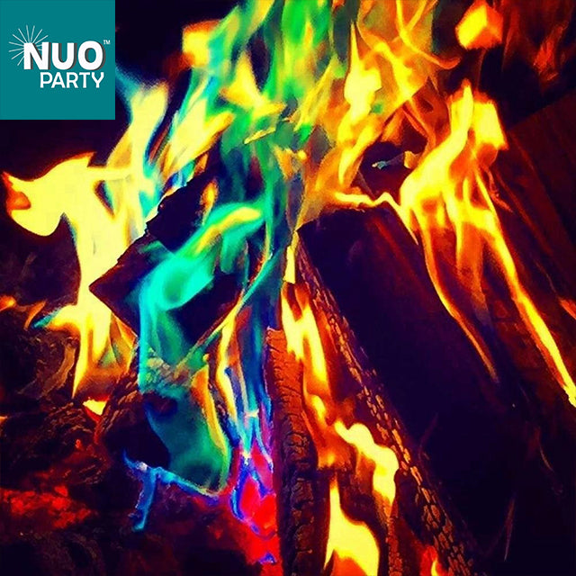 Vibrant Colored Fire Flames 59745 - Perfect for Camping, Parties, and Outdoor Adventures