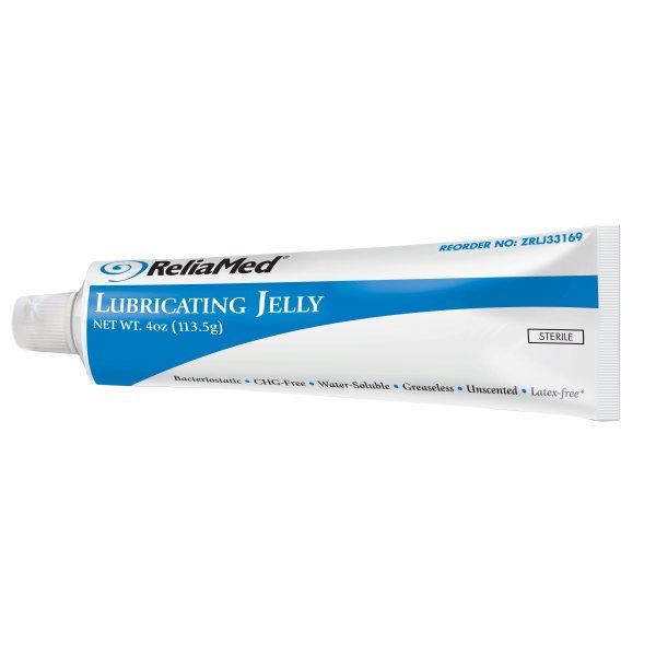 Cardinal Health LJ33121 Water-Based Lubricating Jelly - 1 oz Personal Lubricant for Medical & Intimate Use | Hypoallergenic, Latex-Safe | Ideal for Catheter Care, Massage & Sensitive Skin