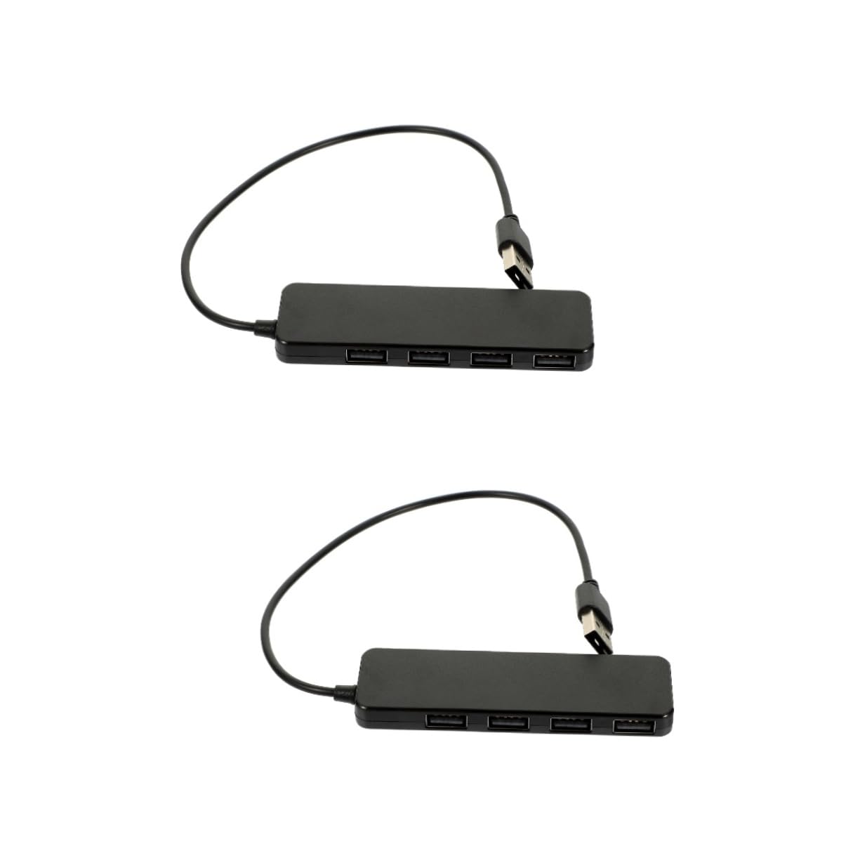OSALADI 4-Port USB Hub for Laptop - High-Speed USB 2.0 Extension with Data Sync & Charging - Compatible with PC, MacBook, Security Camera, Printer, Keyboard & More - Perfect for Home Office & Gaming Setup