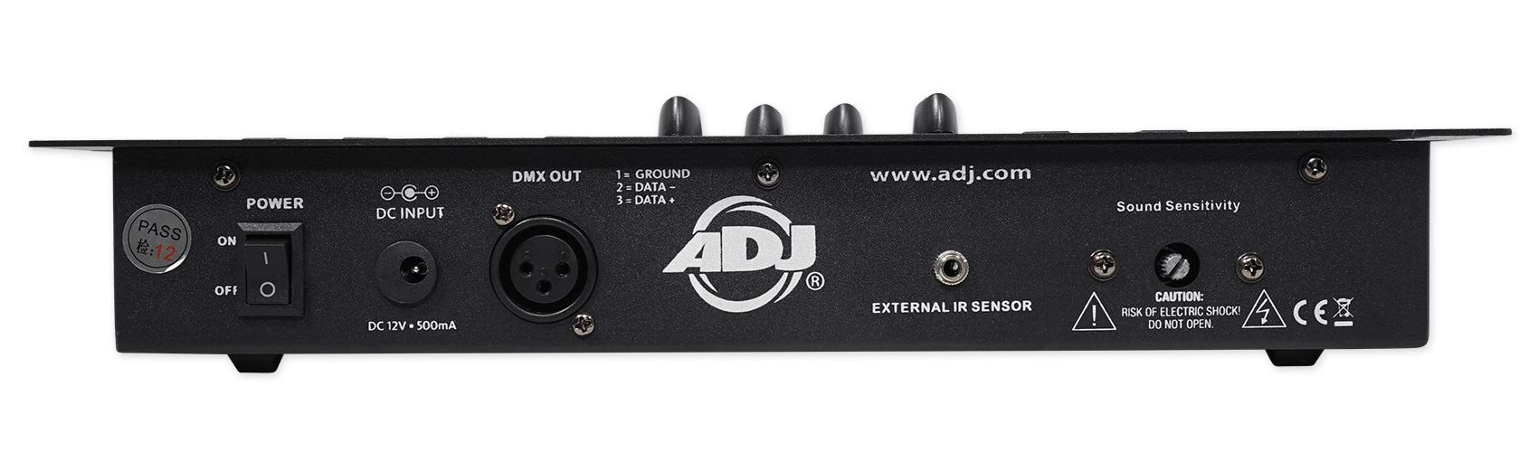 American DJ ADJ RGBW4C IR 32-Channel DMX Lighting Controller with DMX Cables - Professional Stage Light Control for Concerts, DJ Shows & Theater Productions