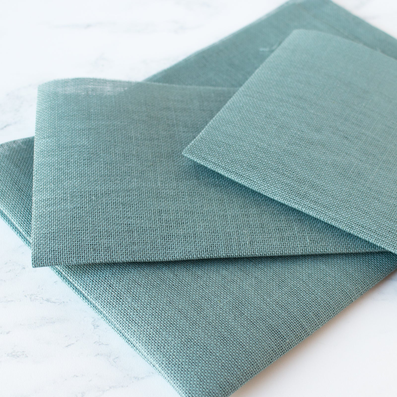 Premium Mediterranean Sea Linen Cross Stitch Fabric for Embroidery, DIY Crafts, and Home Decor - Perfect for Handmade Table Runners, Pillow Covers, and Wall Art
