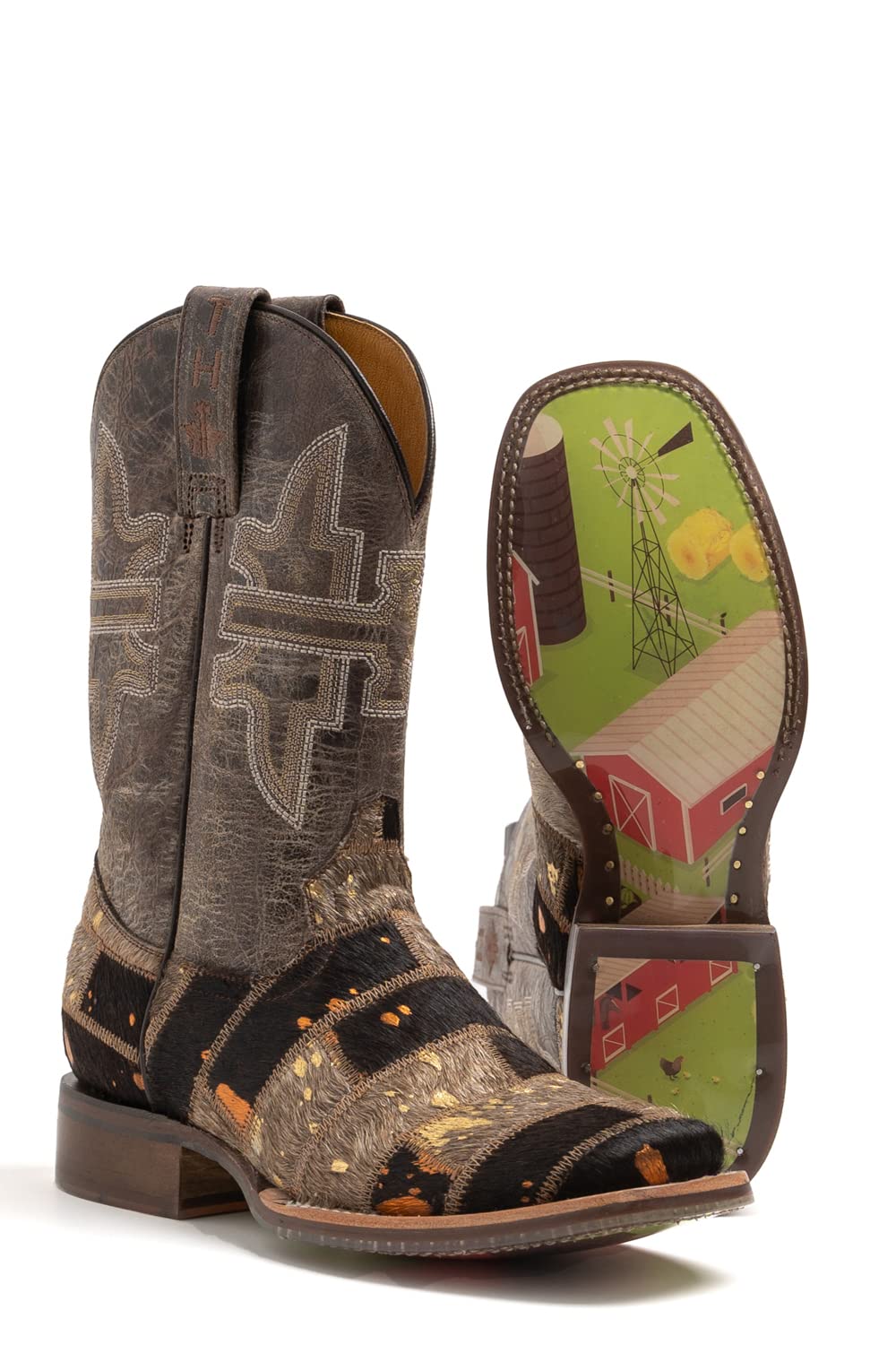 Tin Haul Women's Western Boots - Furrlicious Brown Cowgirl Boots (Style 14-021-0007-1446 BR) | Comfortable & Stylish for Country Dancing, Rodeo Events & Everyday Wear