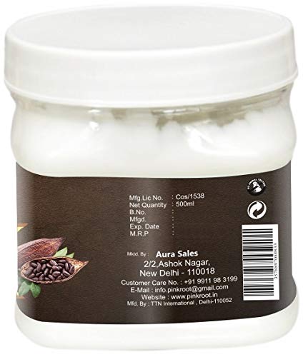 Organic Pink Root Cocoa Butter Cold Cream & Fruit Gel Set - 500gm Each for Dry Skin Care, Natural Moisturizer, Body Butter for Women & Men - Perfect for Night Routine, Massage Therapy & Spa Treatment at Home