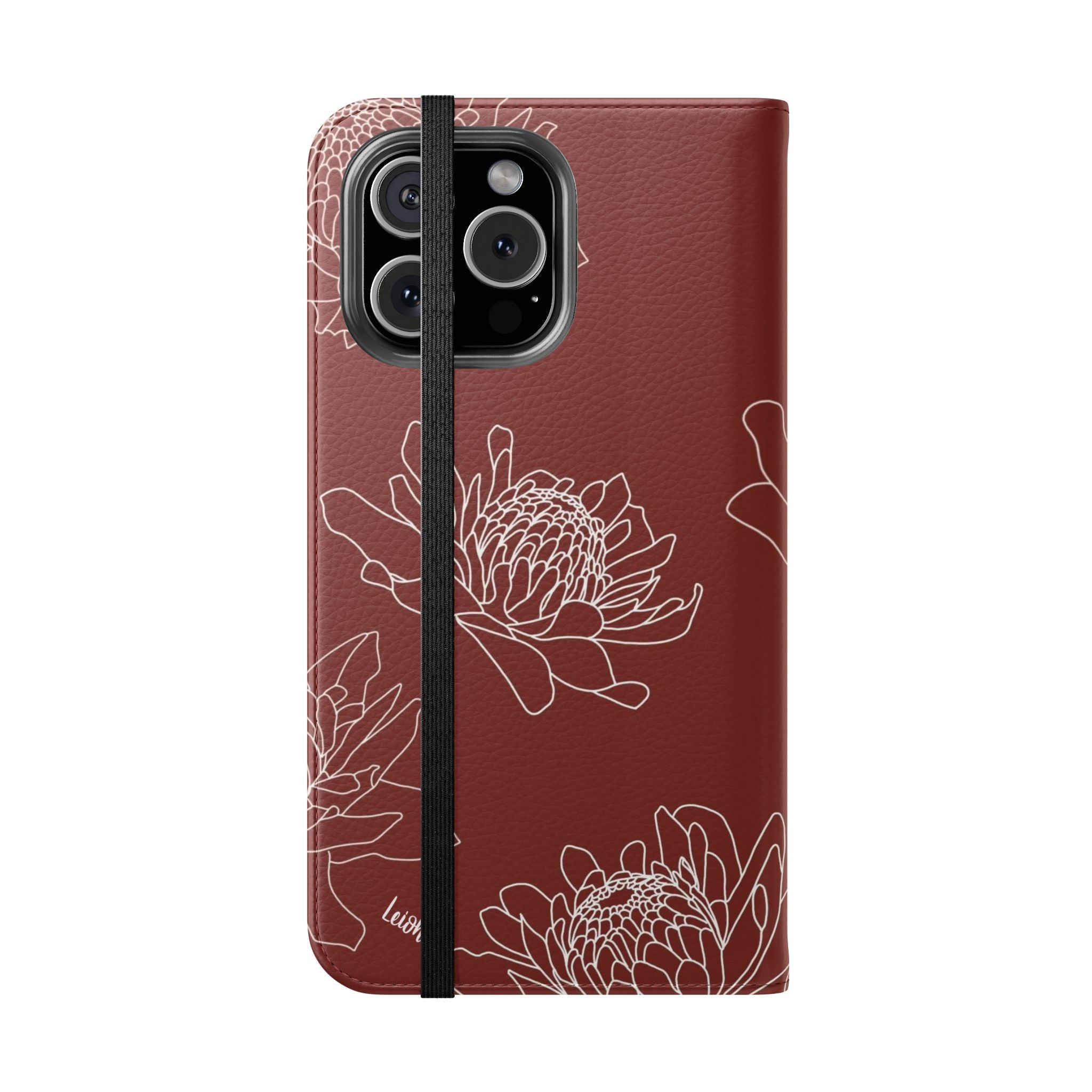 Torch Ginger Folio Case - Elegant & Durable Phone Cover for iPhone & Samsung - Perfect for Travel, Work & Everyday Use