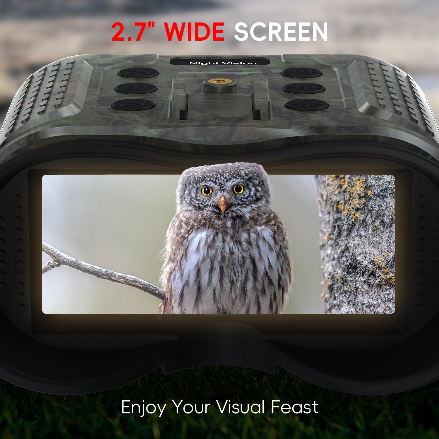Rechargeable Night Vision Goggles with Helmet Mount - 2.7