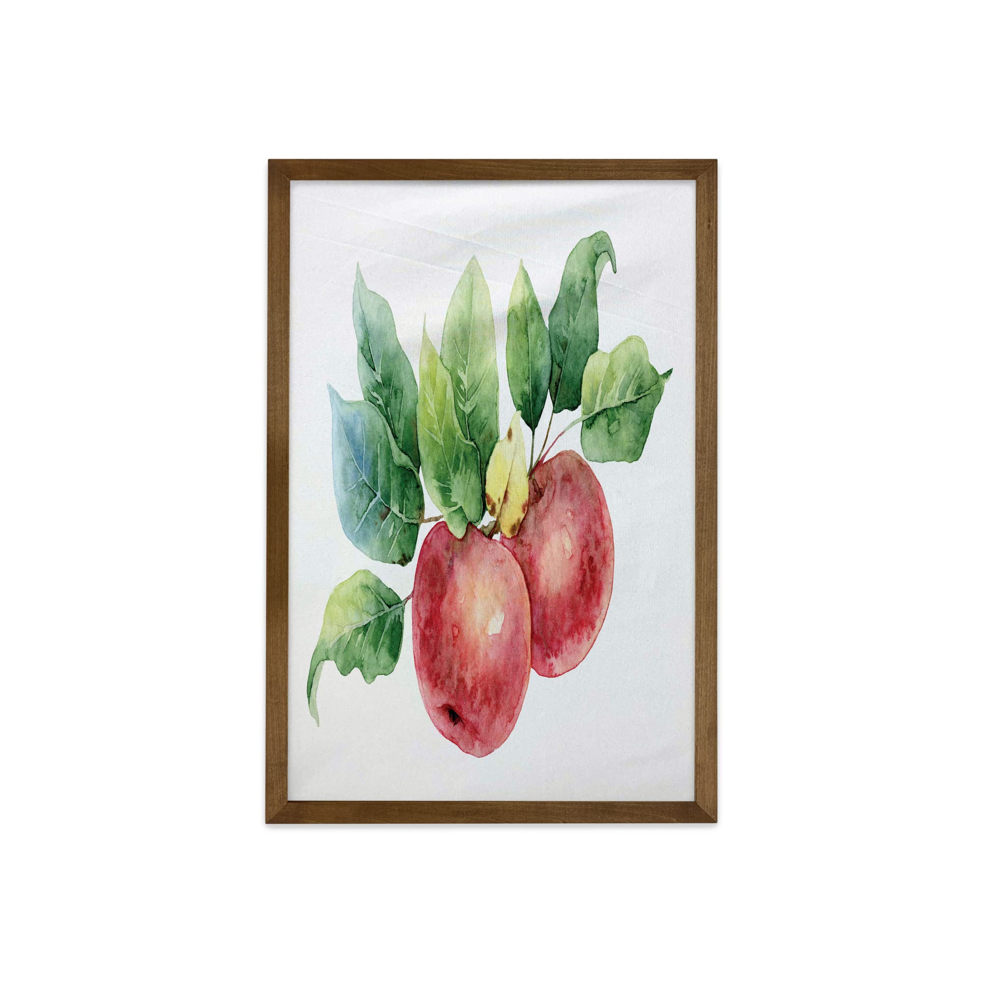 Ambesonne Fruits Watercolor Framed Wall Art - 23