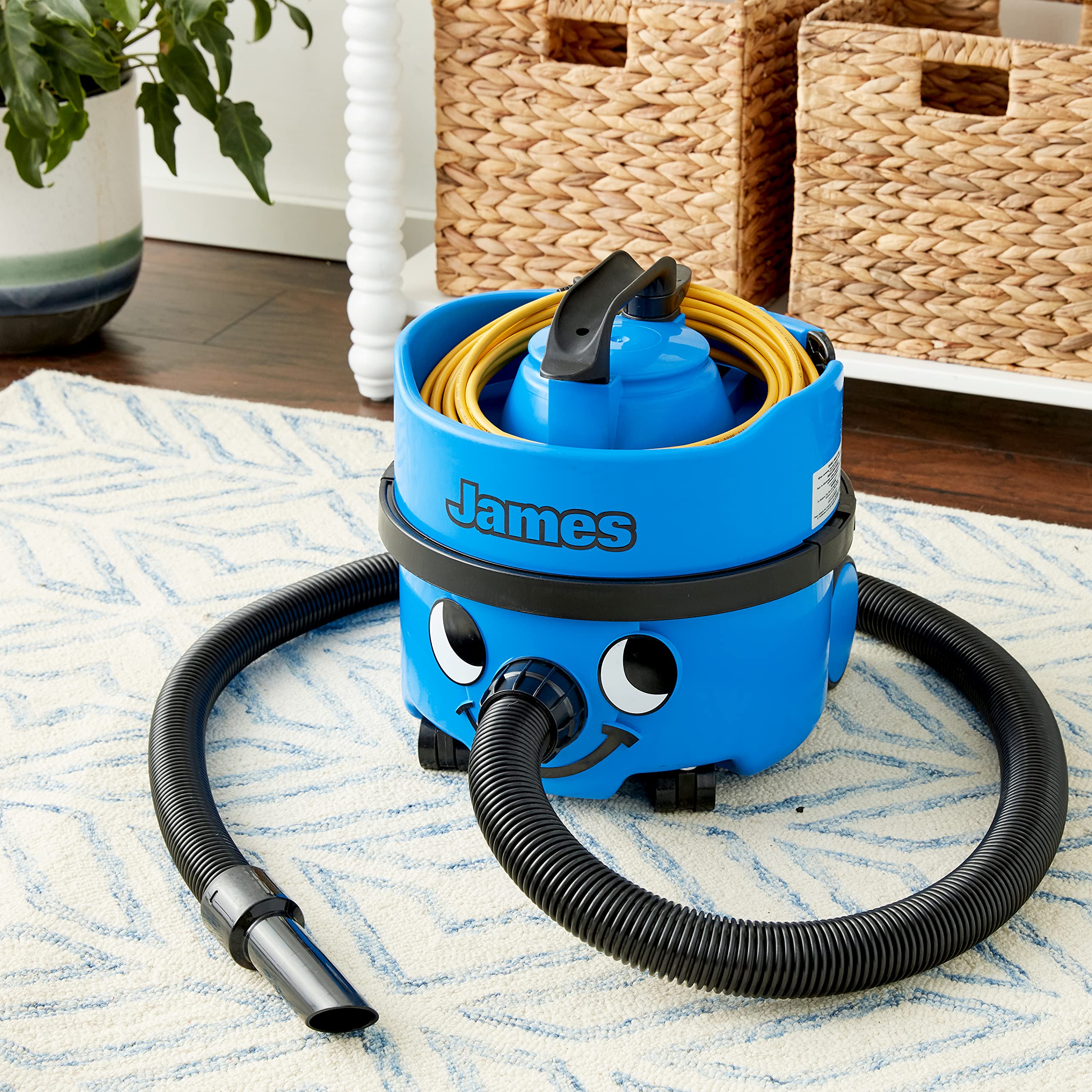 James JVP180 Powerful Cordless Vacuum Cleaner - Lightweight, Rechargeable for Pet Hair, Hard Floors & Carpets - Perfect for Home, Office & Car Cleaning