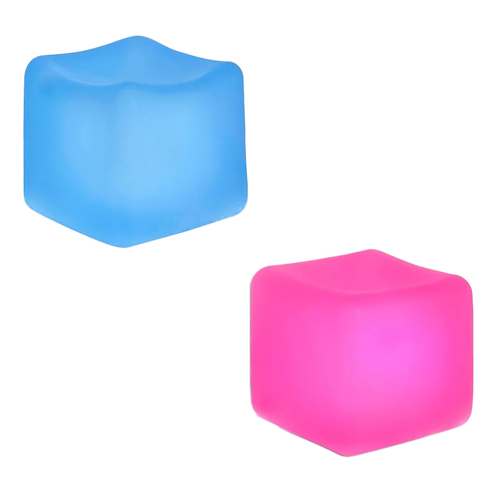 Sensory Fidget Toy Set - 4 Pack Glitter Stress Relief Cube for Kids & Adults | Hand Exercise, Anxiety Relief for Autism/ADD/ADHD | Perfect for Classroom, Office & Travel Use