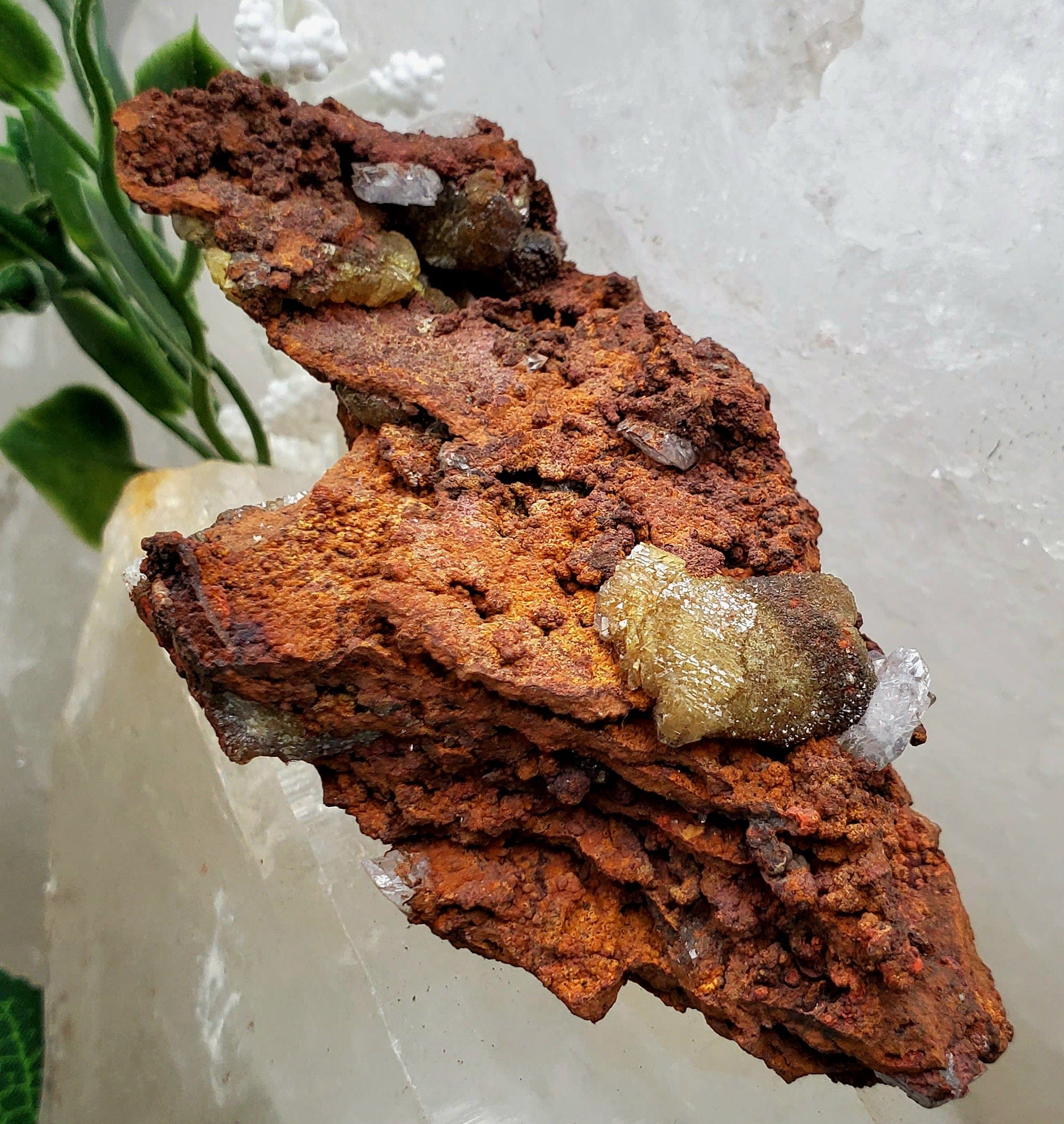 Natural Adamite Mineral Specimen - Rare Collectible Crystal for Rockhounds & Geology Enthusiasts | Perfect for Display Cases, Mineral Collections & Healing Crystal Grids