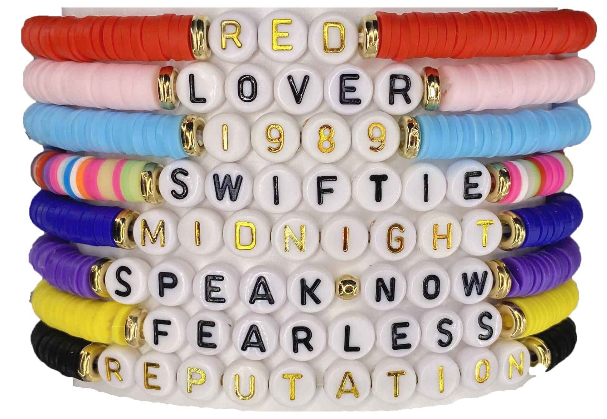 Taylor Swift TS Fans Bracelet Set - Friendship Gifts for Birthday, Christmas, Concert Merchandise | Perfect for Swiftie Parties, Music Festivals & Fan Meetups