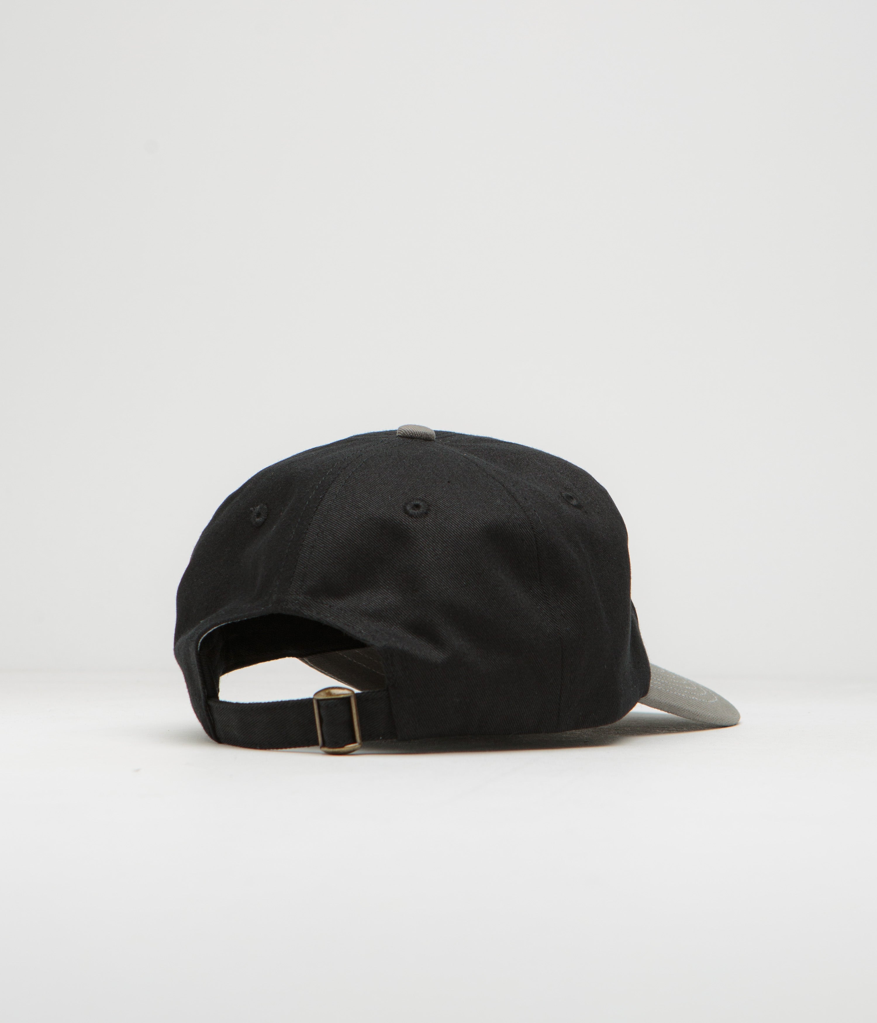 Butter Goods Big Apple Cap - Black & Grey Adjustable Snapback Hat for Men & Women - Perfect for Streetwear, Casual Outfits, and Outdoor Activities