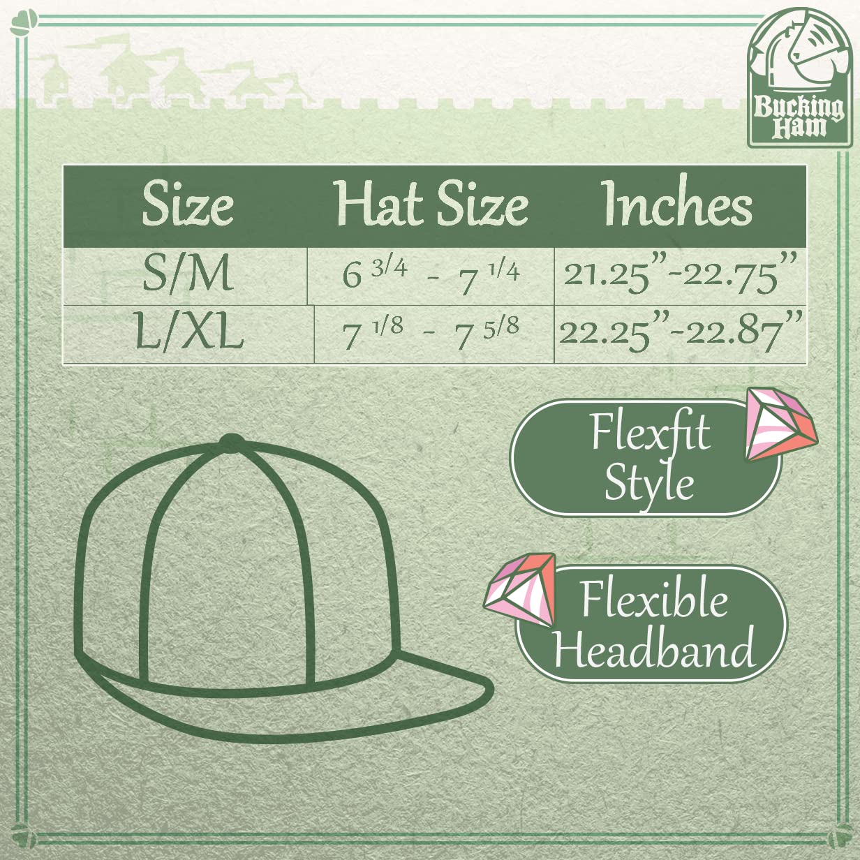 Custom Flexfit 6210 Structured Flat Bill Fitted Hat - Personalized Text & Design - Adjustable Baseball Cap for Men & Women - Perfect for Sports, Outdoor Activities & Casual Wear