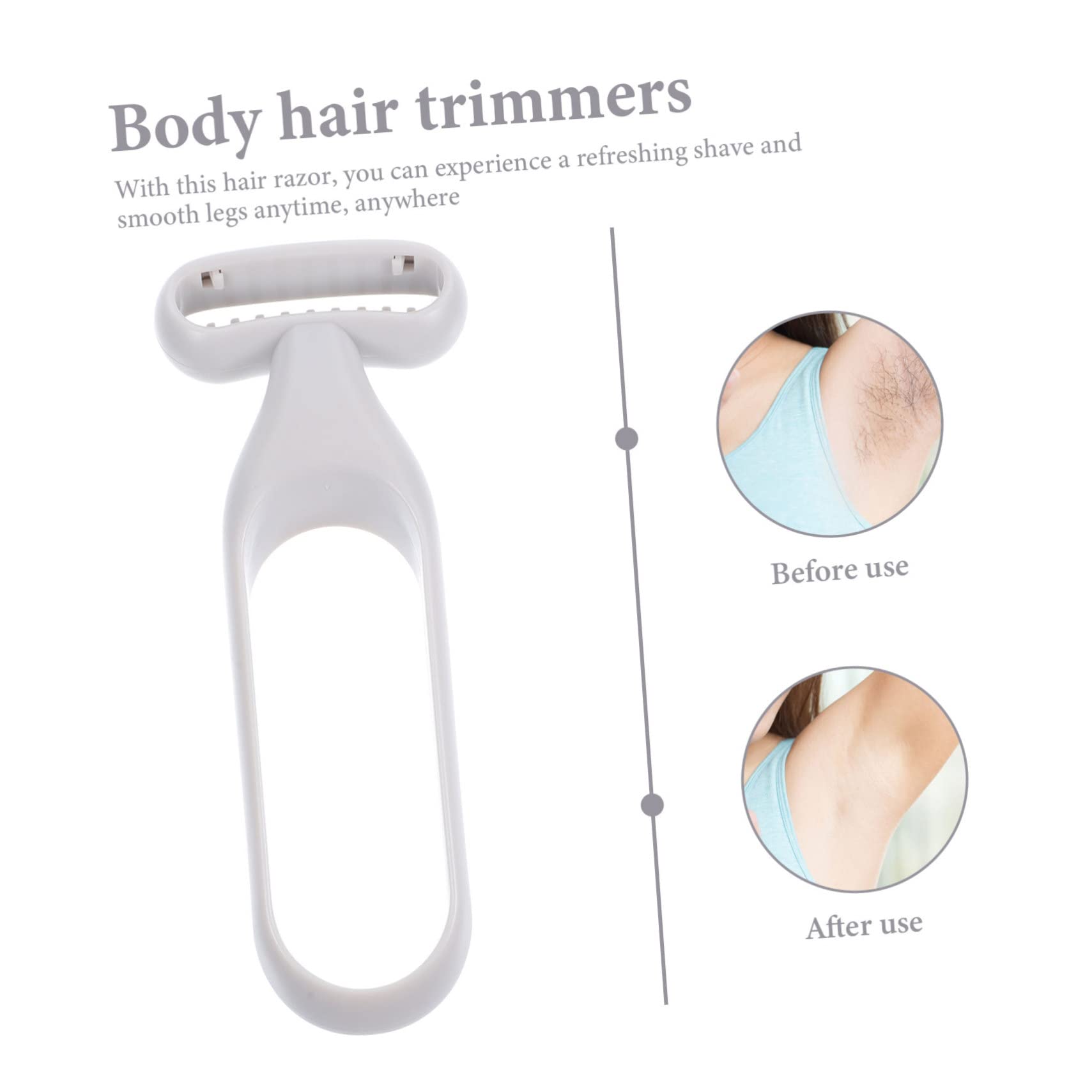 Best Women's Hair Epilator & Shaver - Lightweight ABS Personal Hair Trimmer for Armpits, Legs & Bikini Line | Smooth Skin at Home | Perfect for Travel & Quick Grooming