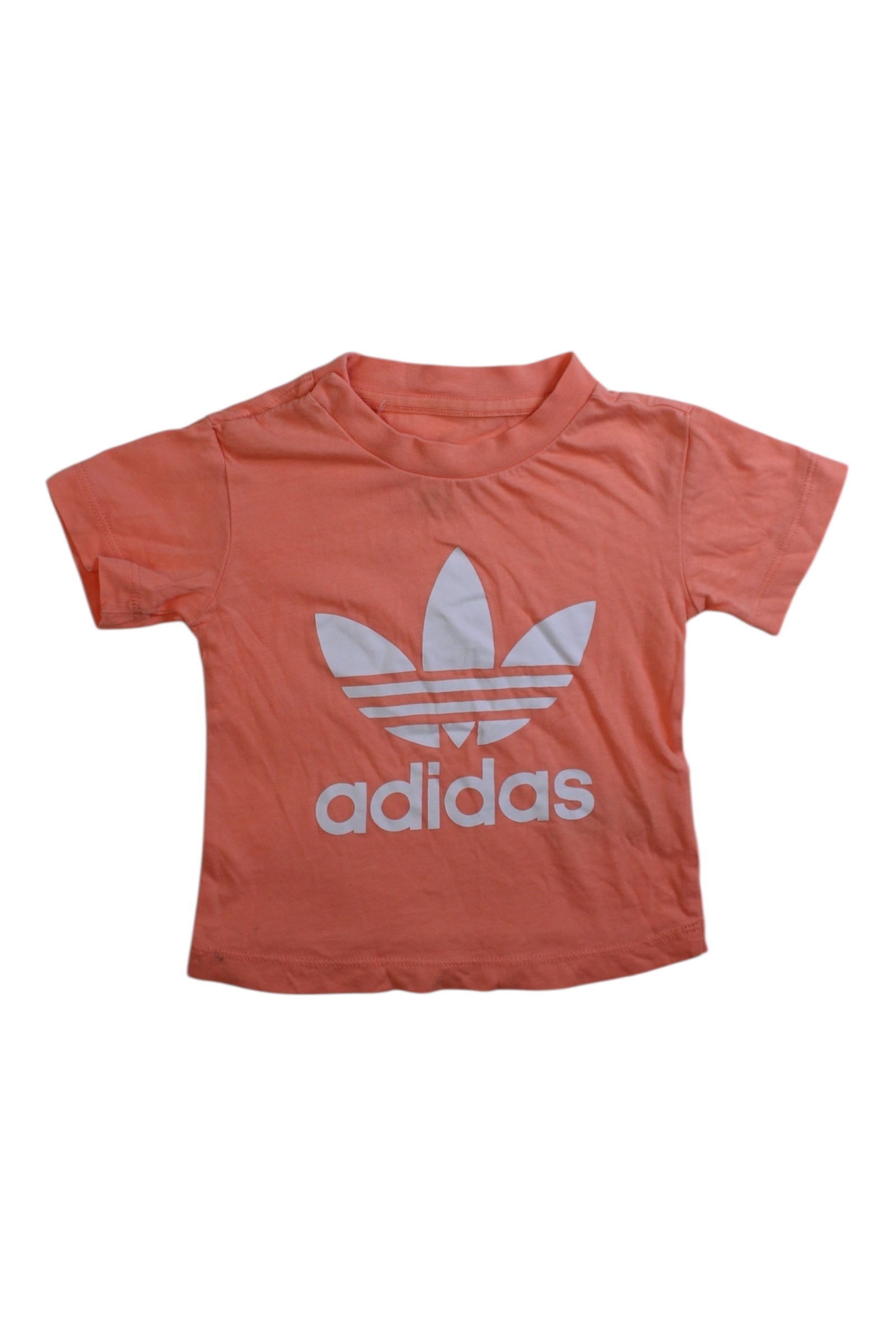 Adidas Short Sleeve Baby T-Shirt for Boys & Girls 6-12 Months - Soft Cotton Casual Outfit for Playtime & Family Photos