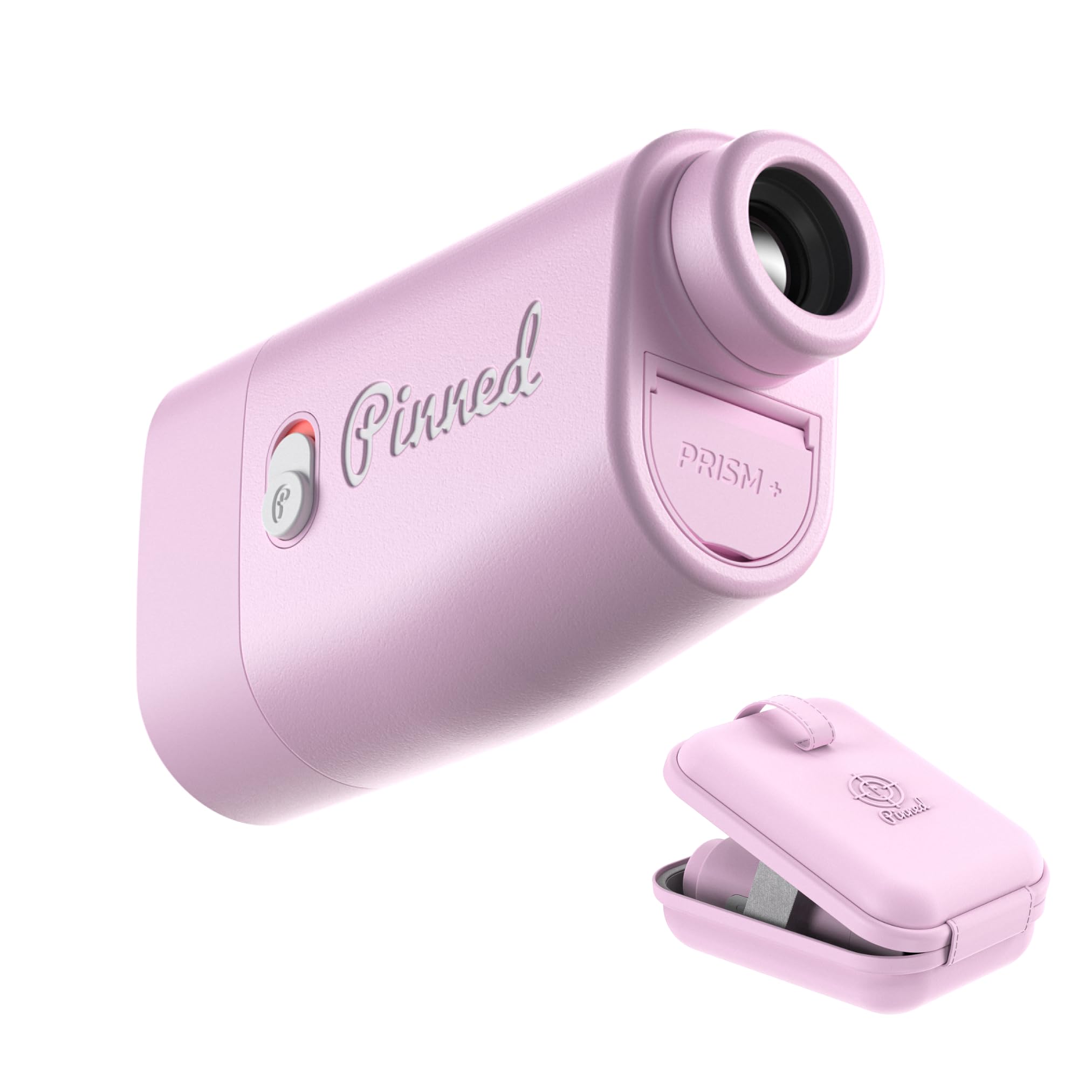 Pinned Prism Slope Golf Rangefinder with USB Rechargeable Laser Distance Finder - Slope Adjustable Golf Accessory for Men & Women - Perfect for Course Play, Practice & Tournament Use