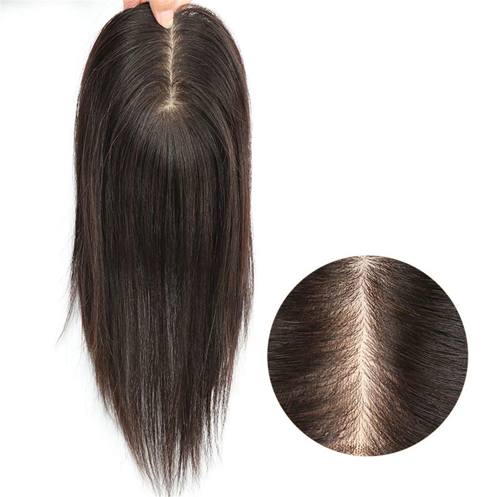 Human Hair Toppers for Women with 2 Clips - 2.4