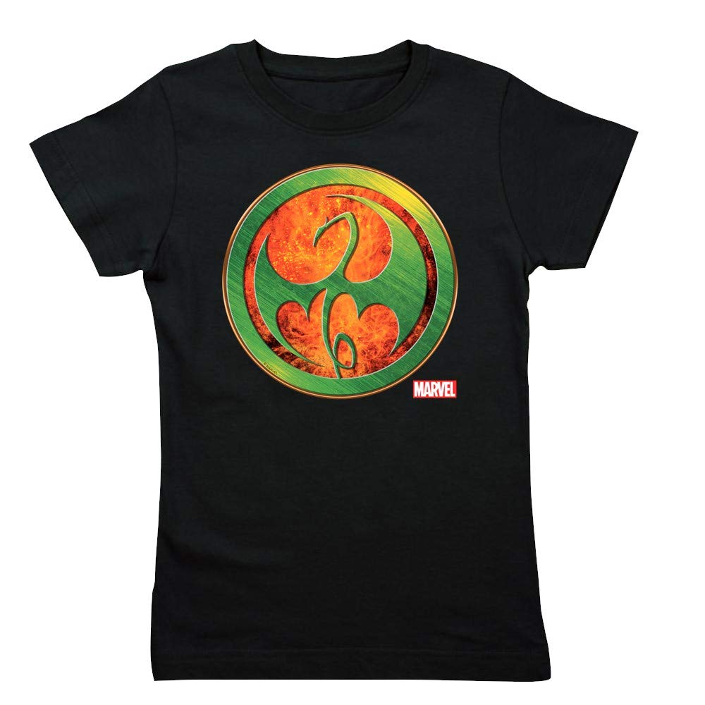 Iron Fist Grunge Icon Girls Slim Fit T-Shirt - Vintage Rock Tee for Concerts, Casual Wear & Street Style