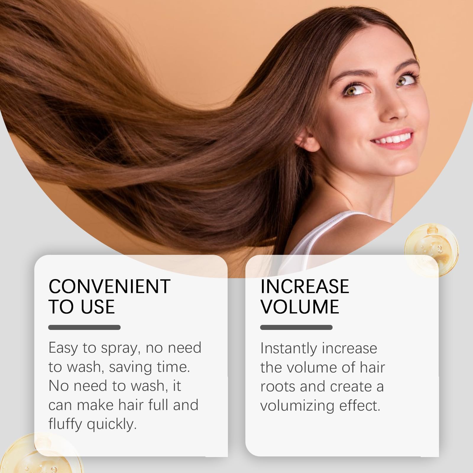 Volumizing Dry Shampoo for Instant Fresh Hair - 2 Pack for Travel & Gym