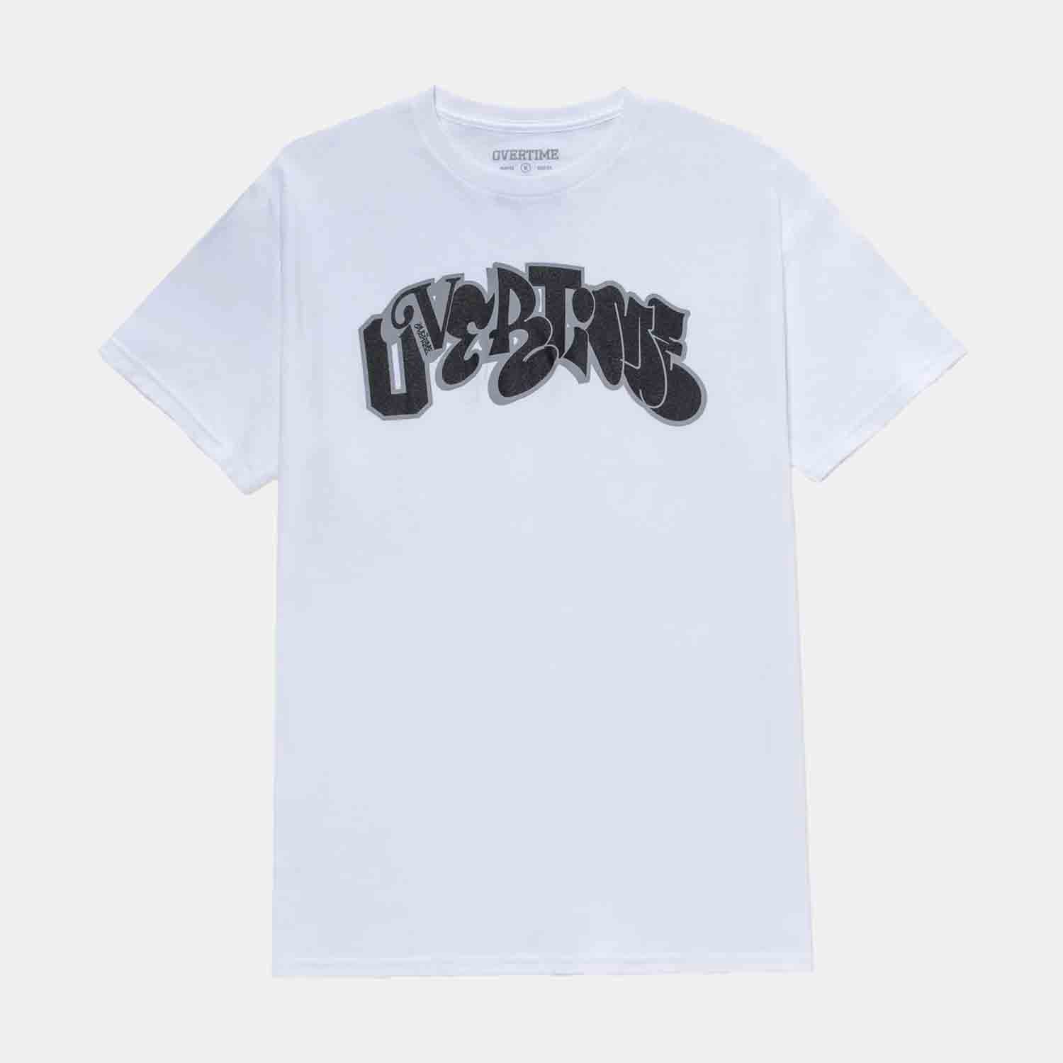 Overtime Vandal Tag Graphic T-Shirt - Streetwear Fashion Tee for Urban Style & Skate Culture | Perfect for Casual Wear, Concerts, and Street Art Enthusiasts