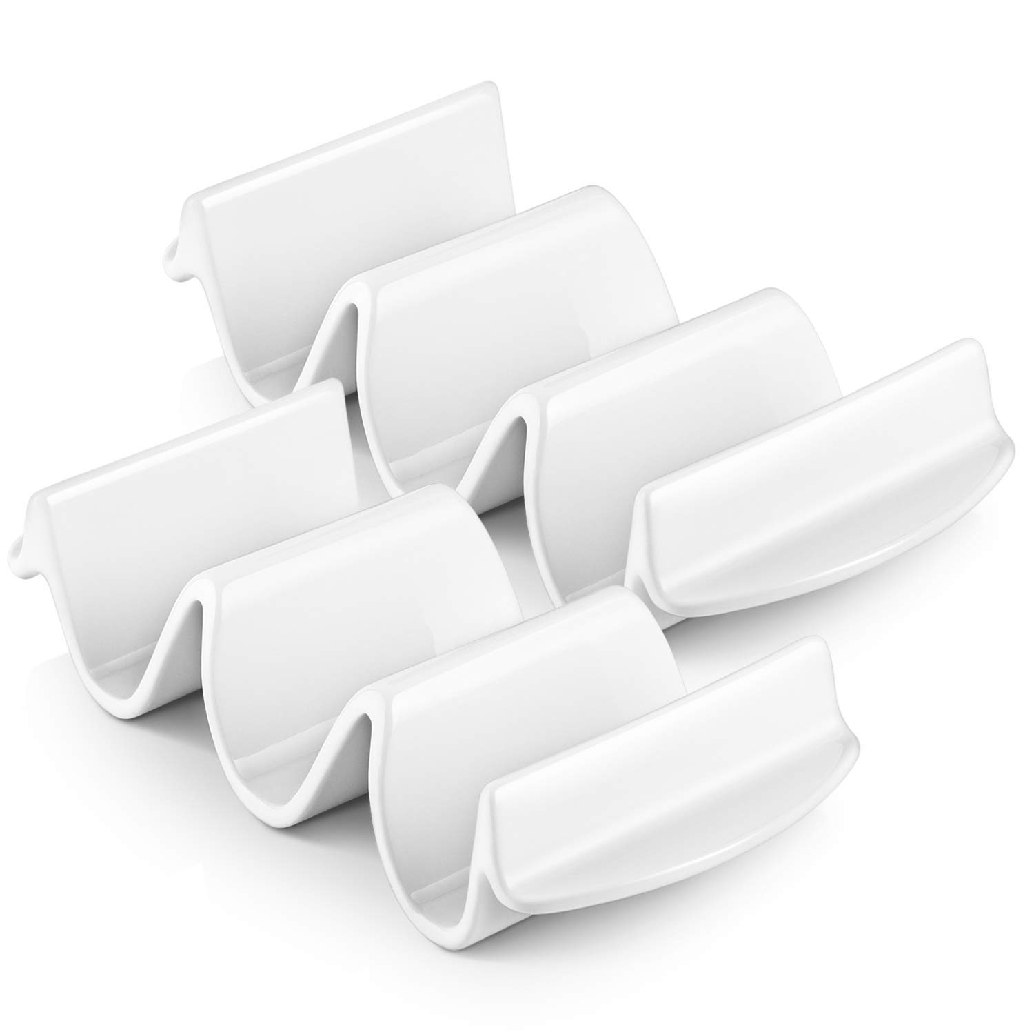 DOWAN Porcelain Taco Holder Set of 2 - 9.75
