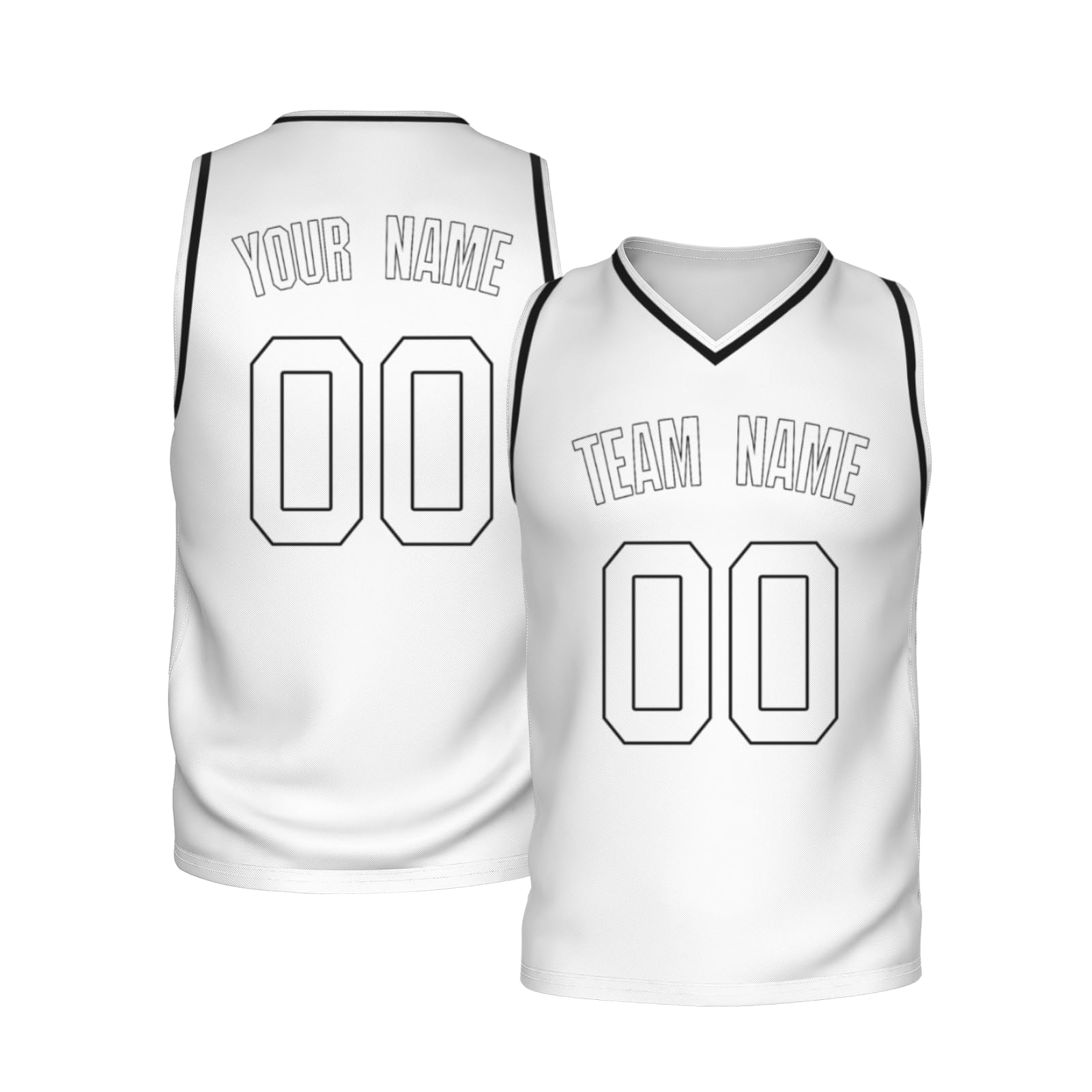 Custom Basketball Jerseys for Men & Women - Personalized Printed Name & Number - Team Sports Jersey for Basketball Games, Practice & Fan Wear