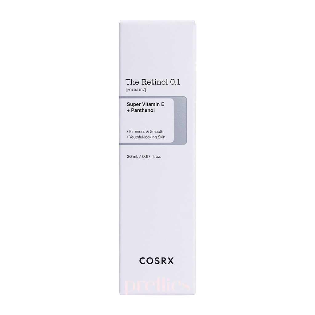 COSRX The Retinol 0.1 Anti-Aging Cream 20ml - Korean Skincare for Wrinkles & Fine Lines - Night Cream for Face Care Routine