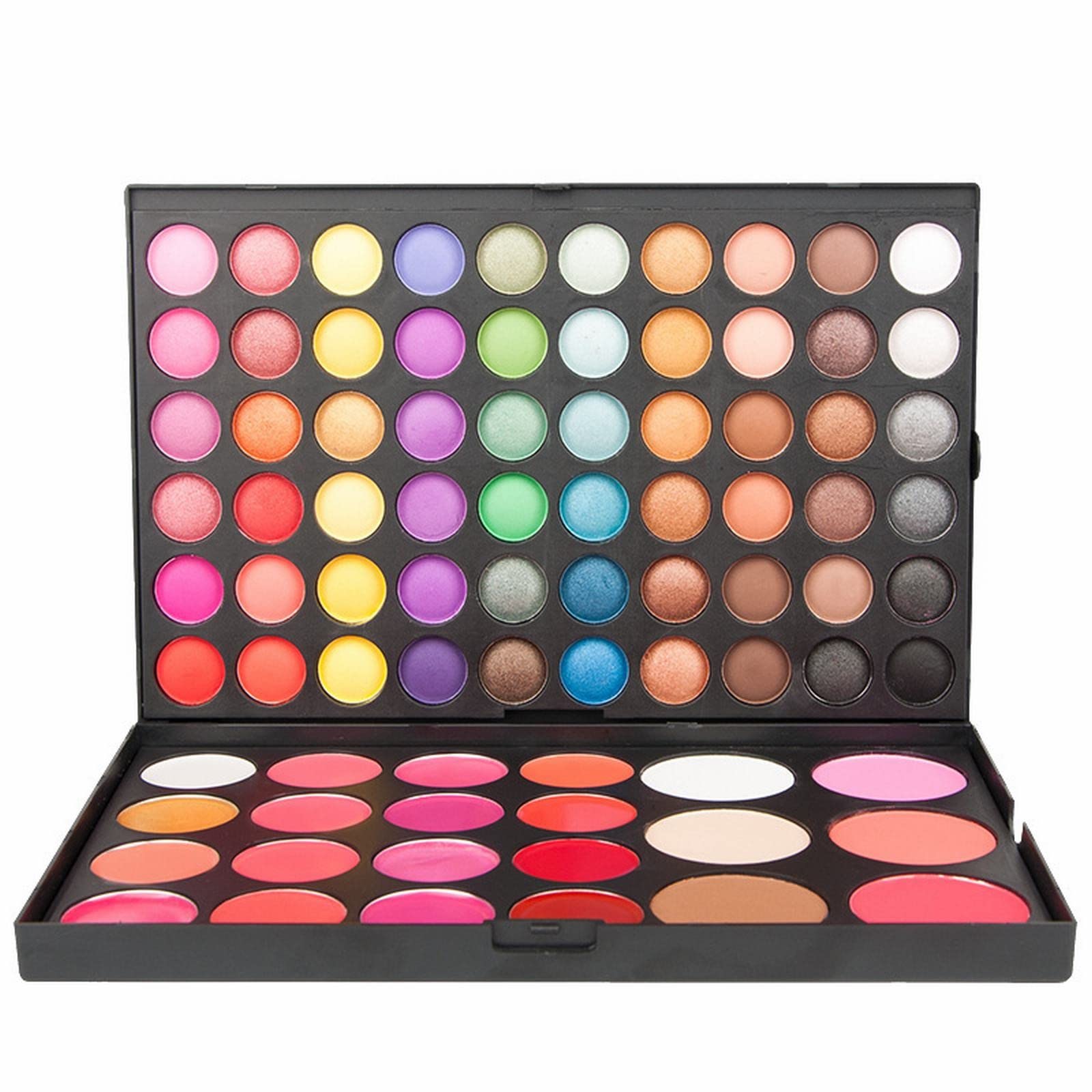 82 Color Professional Makeup Kit with Eyeshadow, Lipstick, Blush & Glitter - Korean Beauty Cosmetic Set for Beginners, Studio & Makeup School Use | Perfect for Daily Wear, Party & Special Occasions