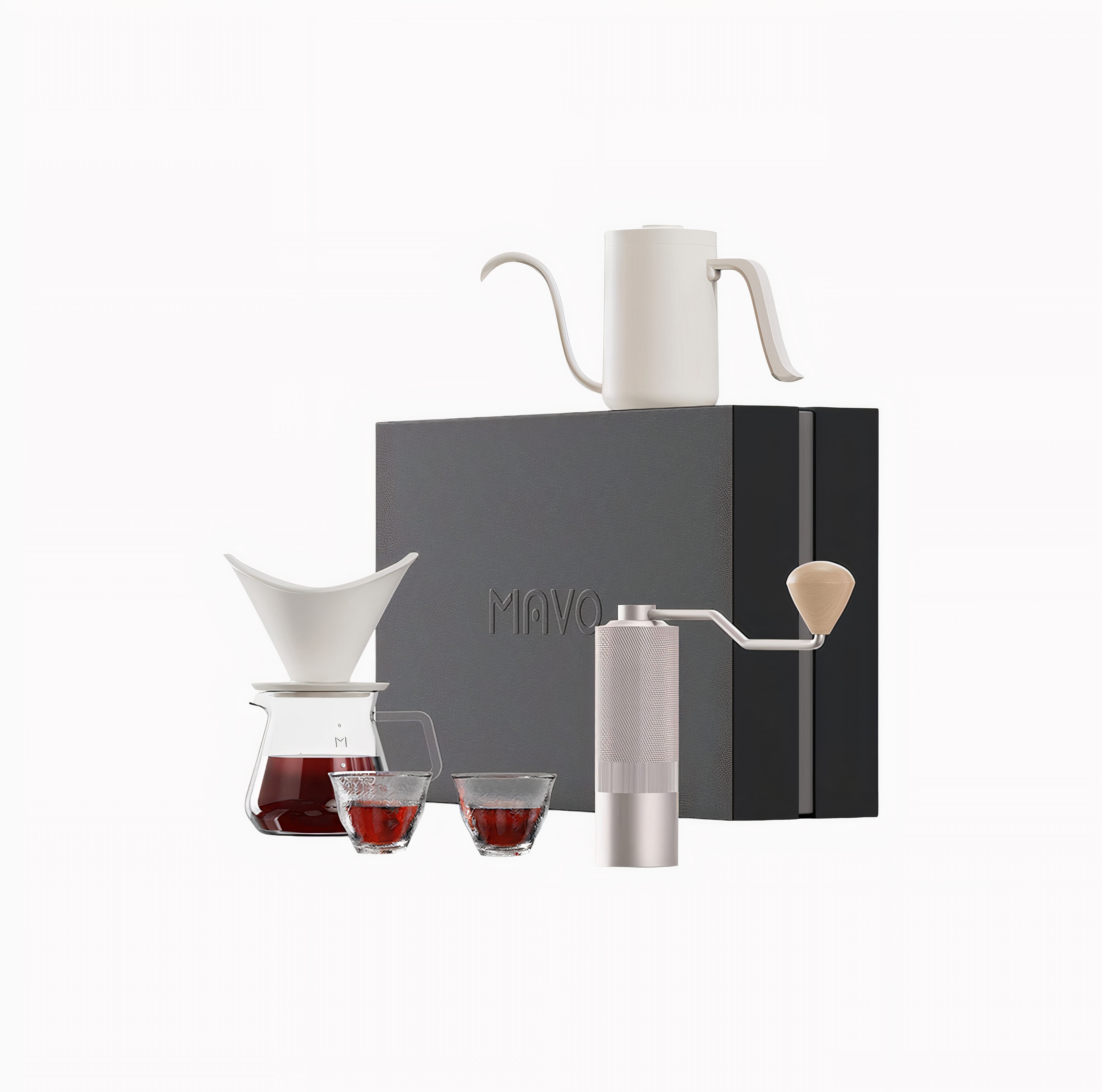 Premium Pour Over Coffee Maker Kit - Dripper, Carafe & Filters - Perfect for Home, Office & Camping Brewing