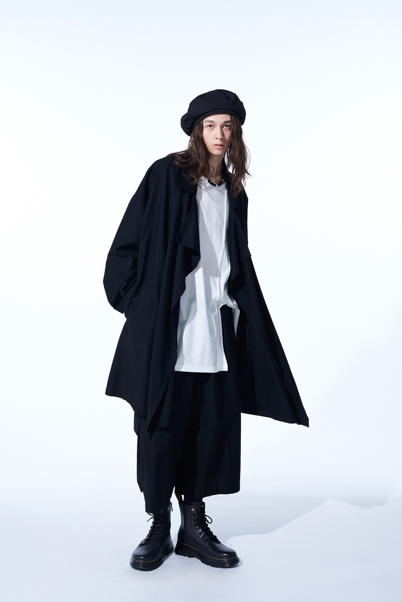 Premium Cotton Twill Flame Double Drape Coat for Women - Stylish Fall & Winter Outerwear for Casual & Formal Occasions
