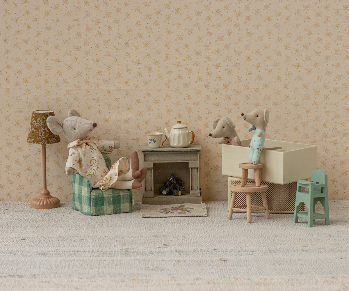 Miniature Twin Mice Toy in Matchbox - Perfect for Dollhouse, Collectibles & Kids Pretend Play