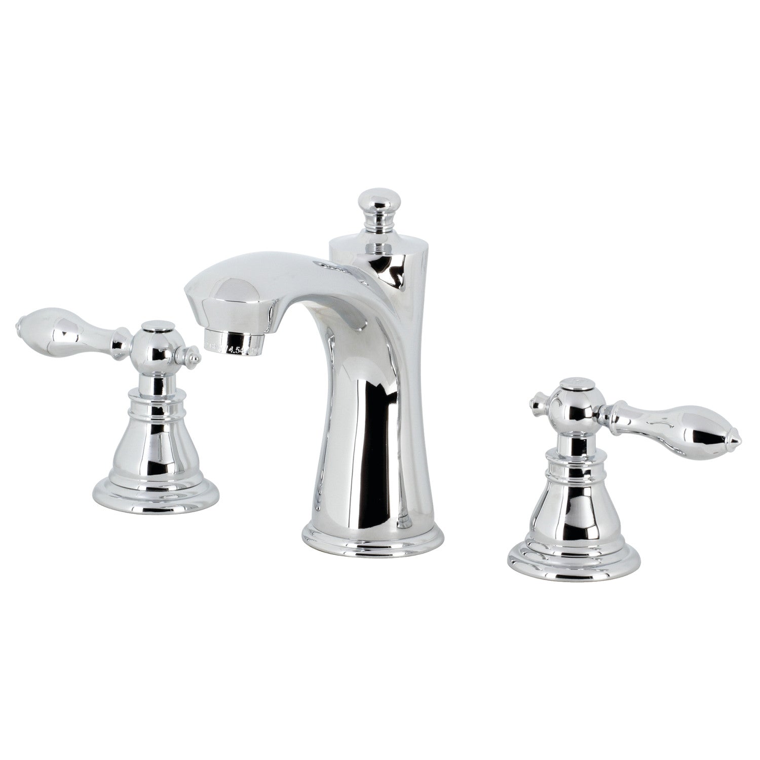 American Classic KB7961ACL 3-Hole Widespread Bathroom Faucet - Two Handle Deck Mount with Pop-Up Drain - Polished Chrome Finish - Perfect for Modern Bathroom Vanities and Sinks