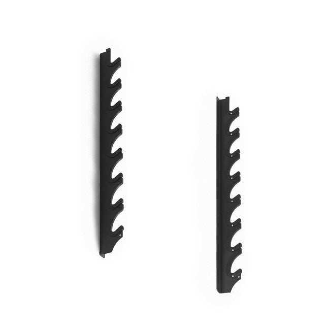 XM Fitness 8 Bar Gun Rack - Heavy Duty Wall Mounted Storage for Dumbbells, Kettlebells & Home Gym Equipment - Perfect for Garage, Basement & Home Workout Spaces