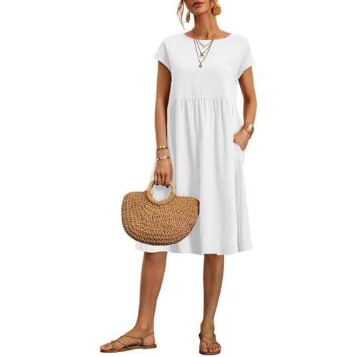 White Midi Dress