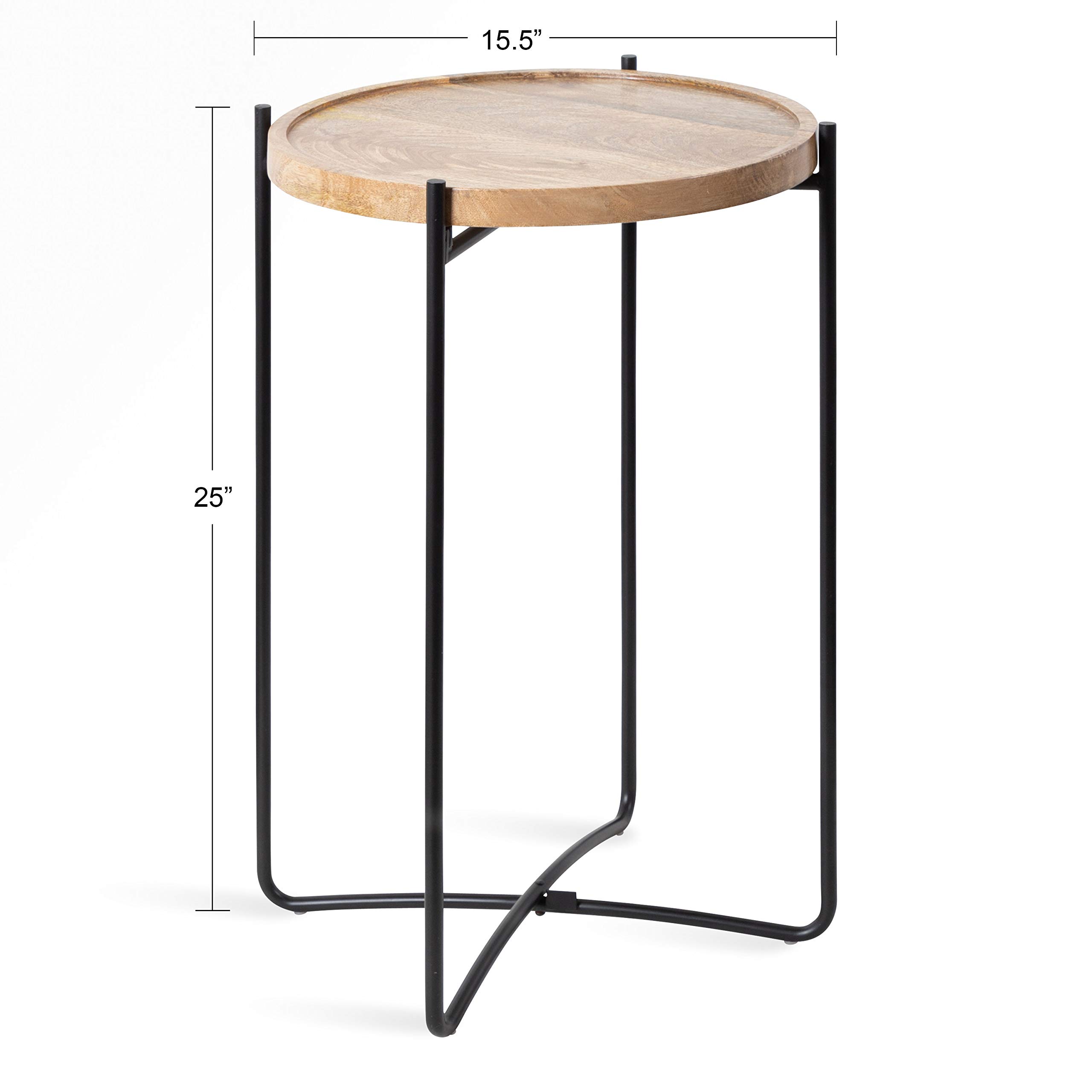 Kate and Laurel Vale Modern Side Table - 15.5