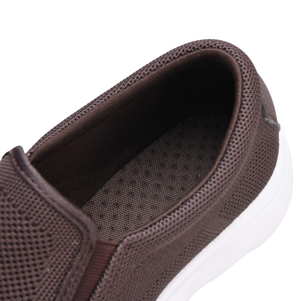 TIOSEBON Men's Breathable Mesh Slip-On Loafers - Lightweight Walking Shoes for Work, Driving & Tennis | Comfortable Casual Shoes for Men | Perfect for Office, Travel & Daily Wear