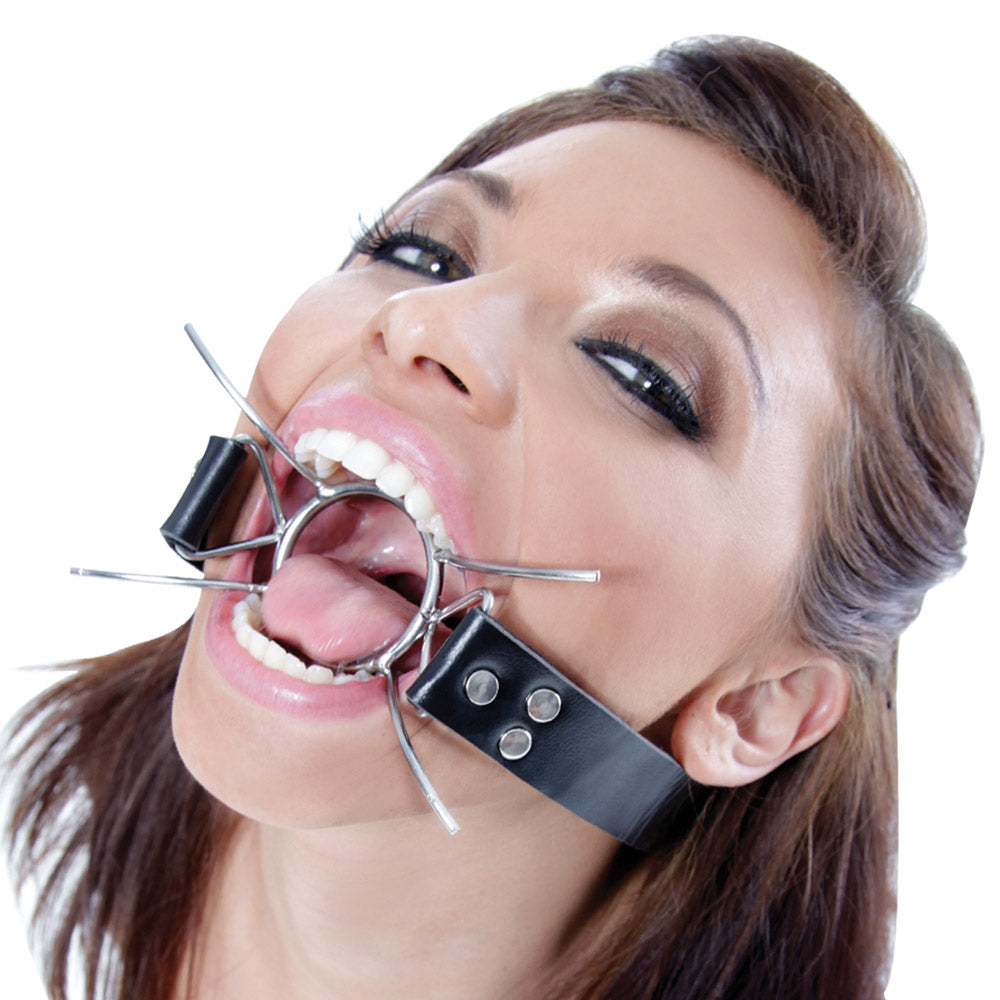 Fetish Fantasy Extreme Spider Gag - BDSM Bondage Gag for Adult Role Play & Sensory Deprivation - Perfect for BDSM Parties & Fetish Play
