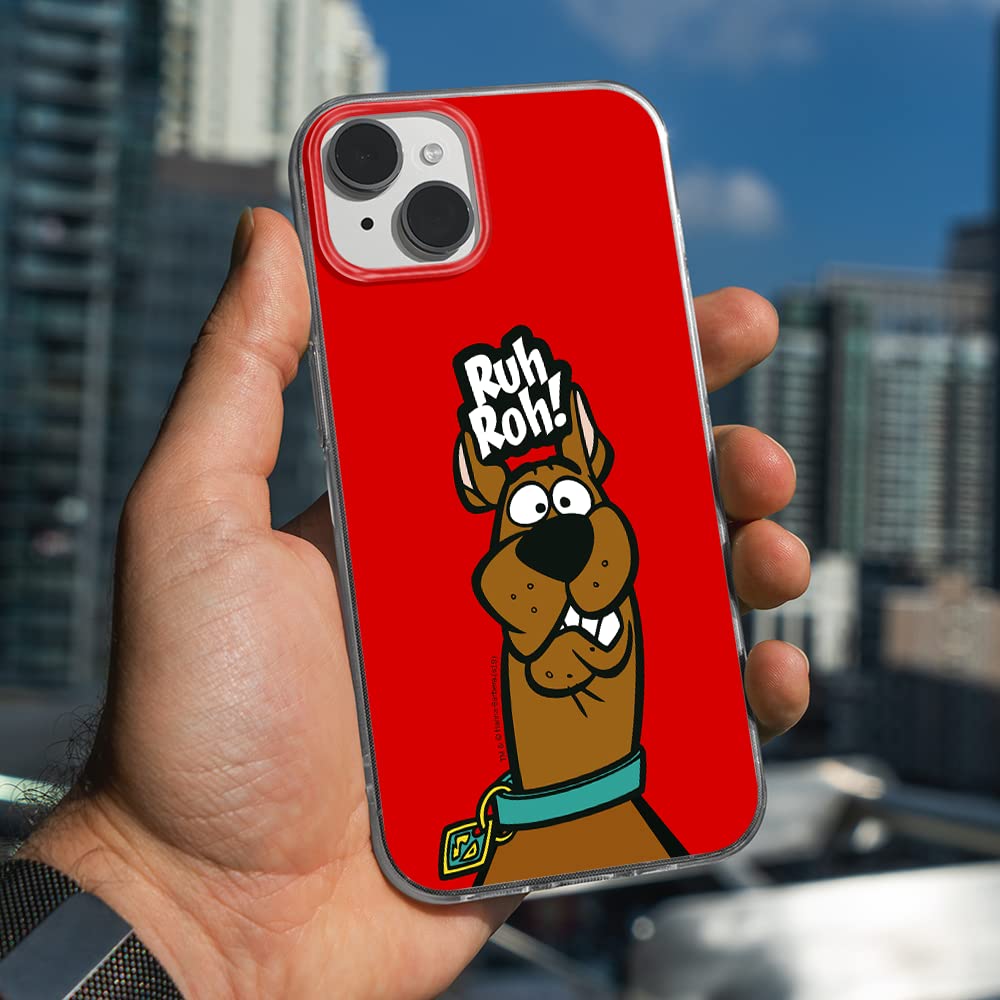 Original & Officially Licensed Scooby Doo Pattern iPhone 14 Case - Shockproof TPU Protective Cover for iPhone 14 (6.1