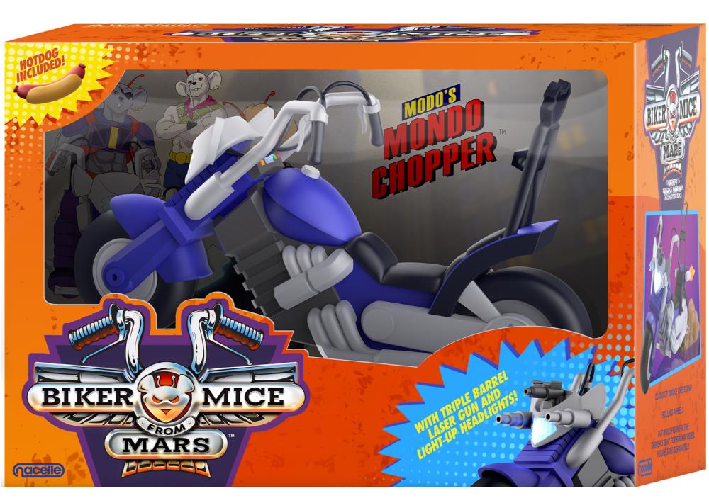 Modo's Mondo Chopper Biker Mice From Mars Action Figure - Collectible Toy for Fans & Display - Perfect for Home Decor, Office Display, and Gift Giving