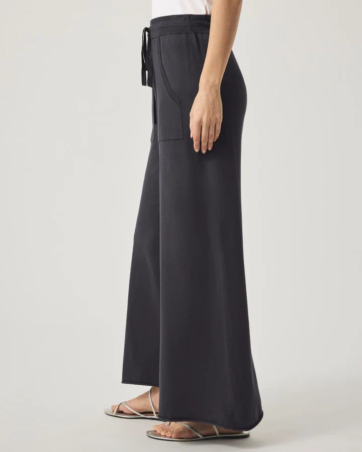 Veronica Crop Wide Leg Pants for Women - High Waisted Linen Palazzo Trousers - Comfortable Summer Casual Pants for Work, Travel & Boho Style Outfits