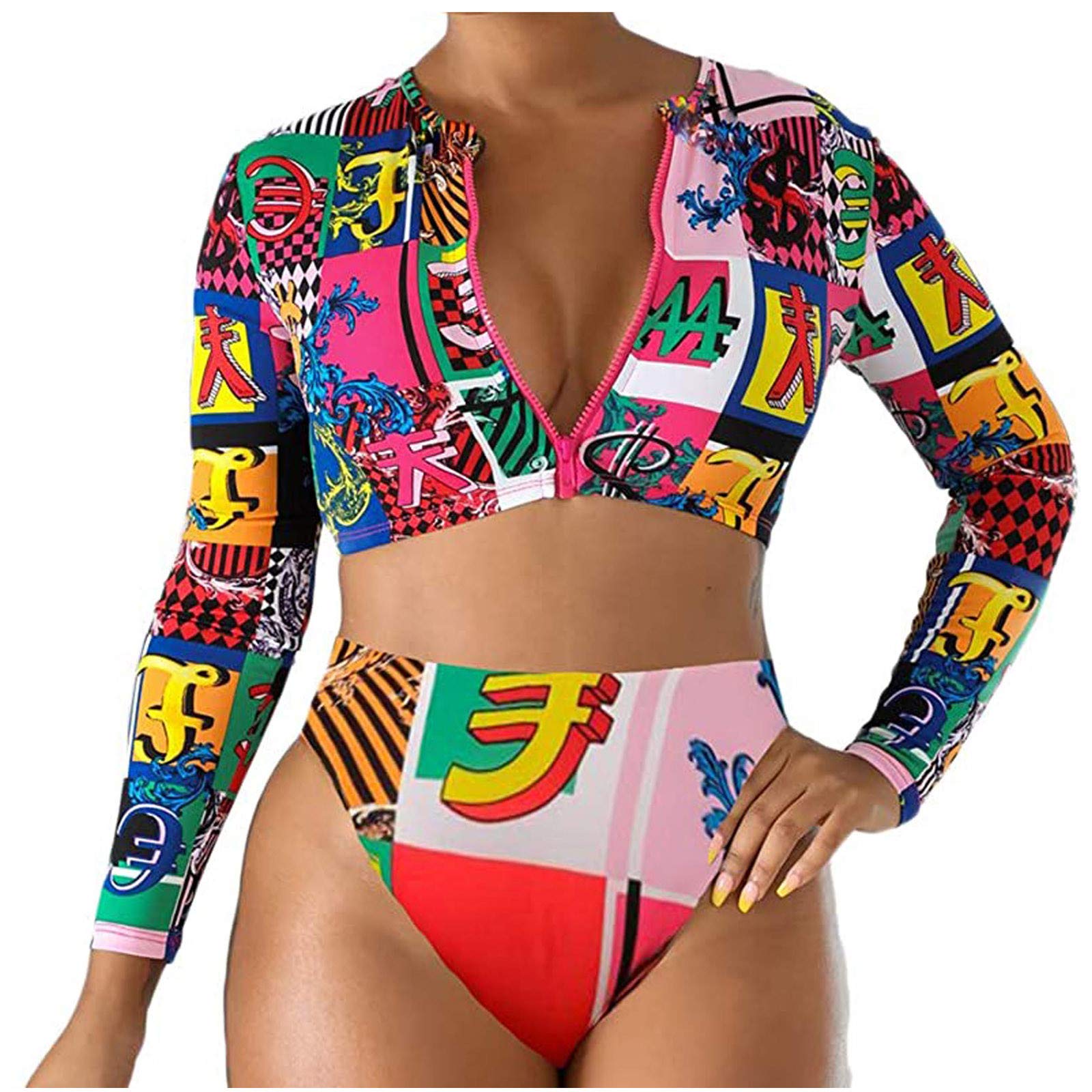 Women's Push-Up Padded Bikini Set - Floral Printed Swimwear for Beach, Pool & Vacation | Sexy Two-Piece Bathing Suit with Adjustable Straps & Removable Cups